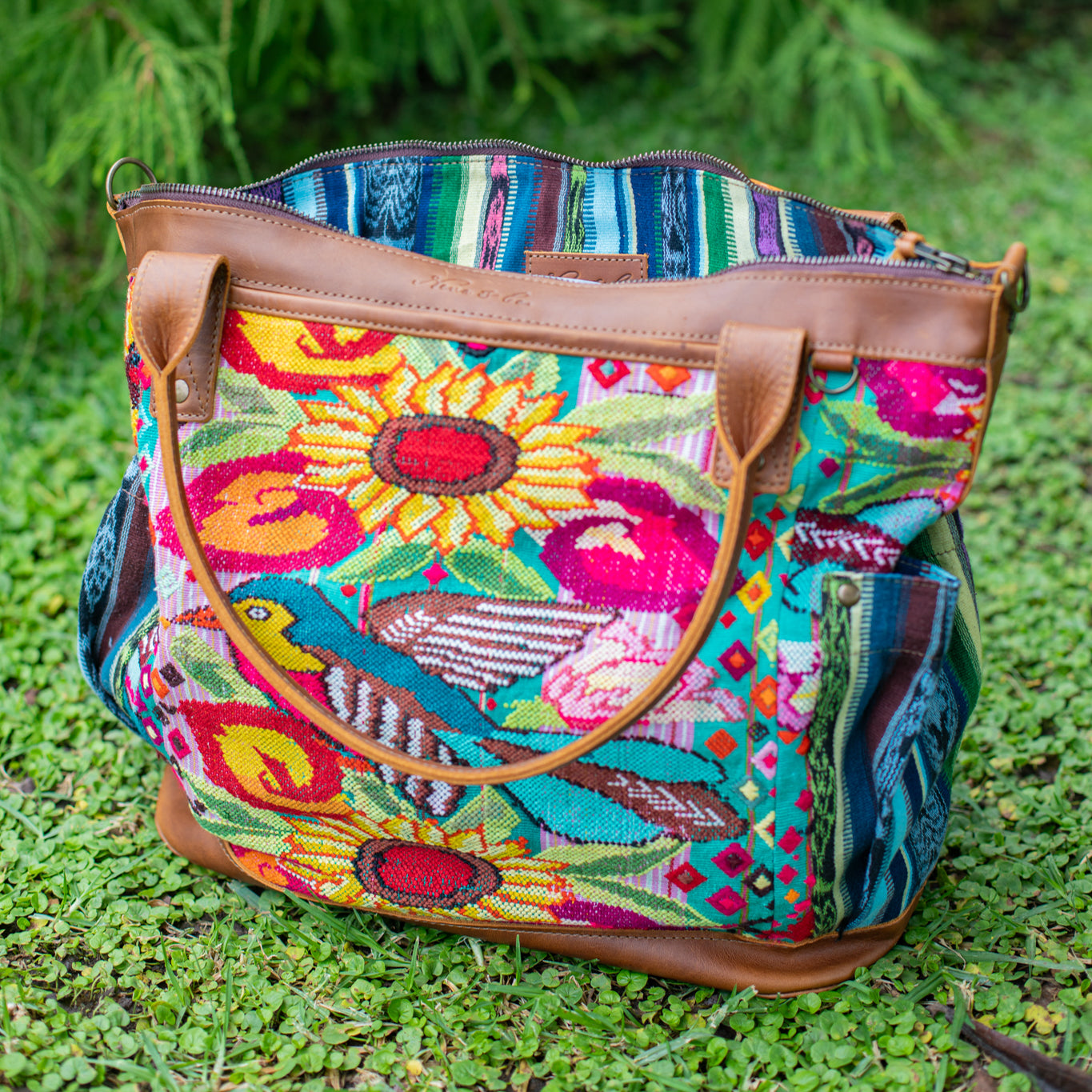 THE PERFECT BAG - OOAK HUIPIL - CAFE - NO. 17441