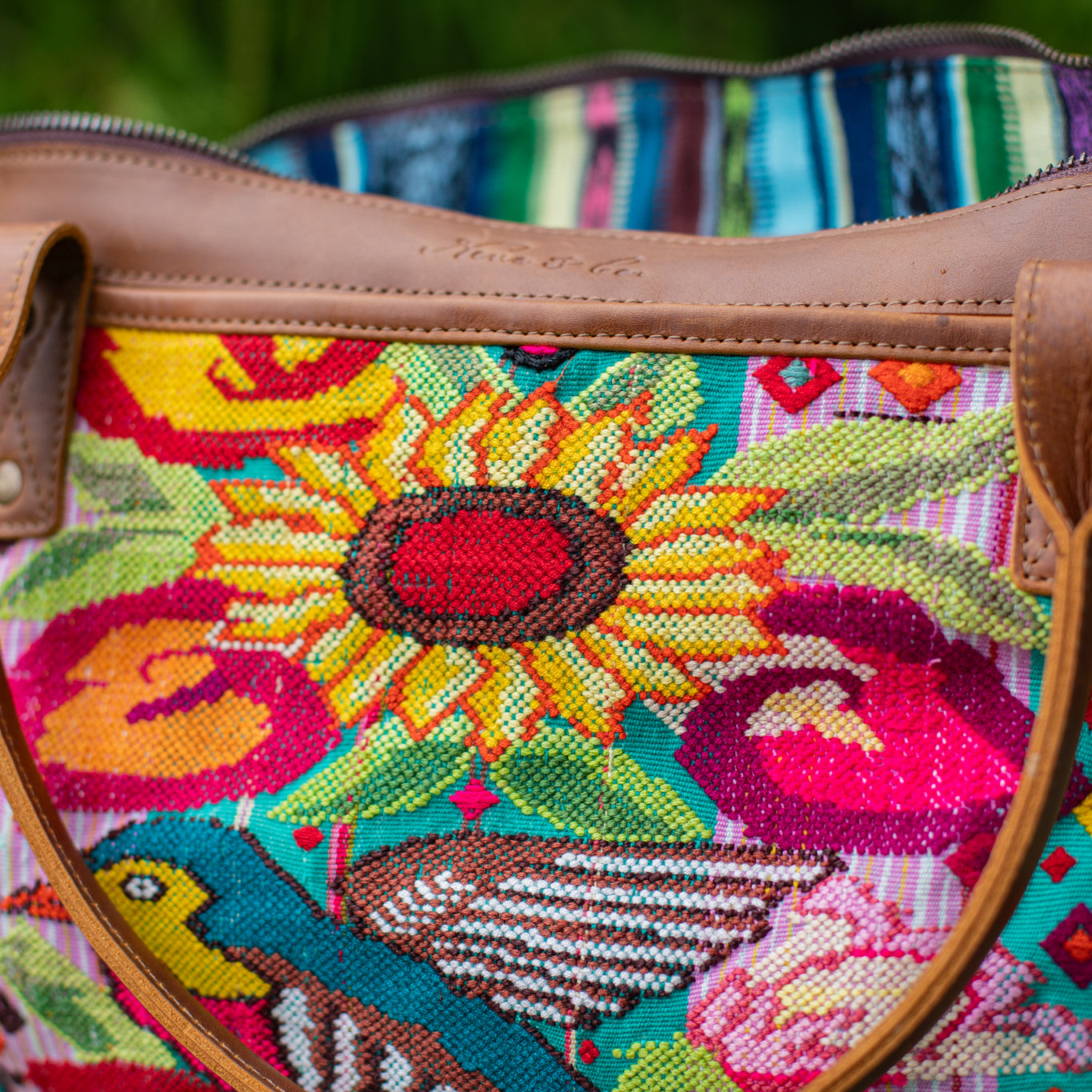 THE PERFECT BAG - OOAK HUIPIL - CAFE - NO. 17441