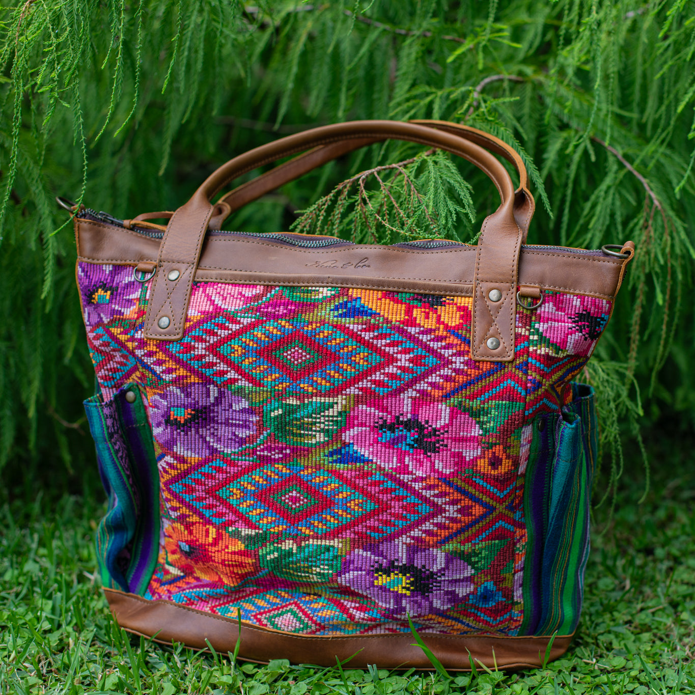 THE PERFECT BAG - OOAK HUIPIL - CAFE - NO. 17443