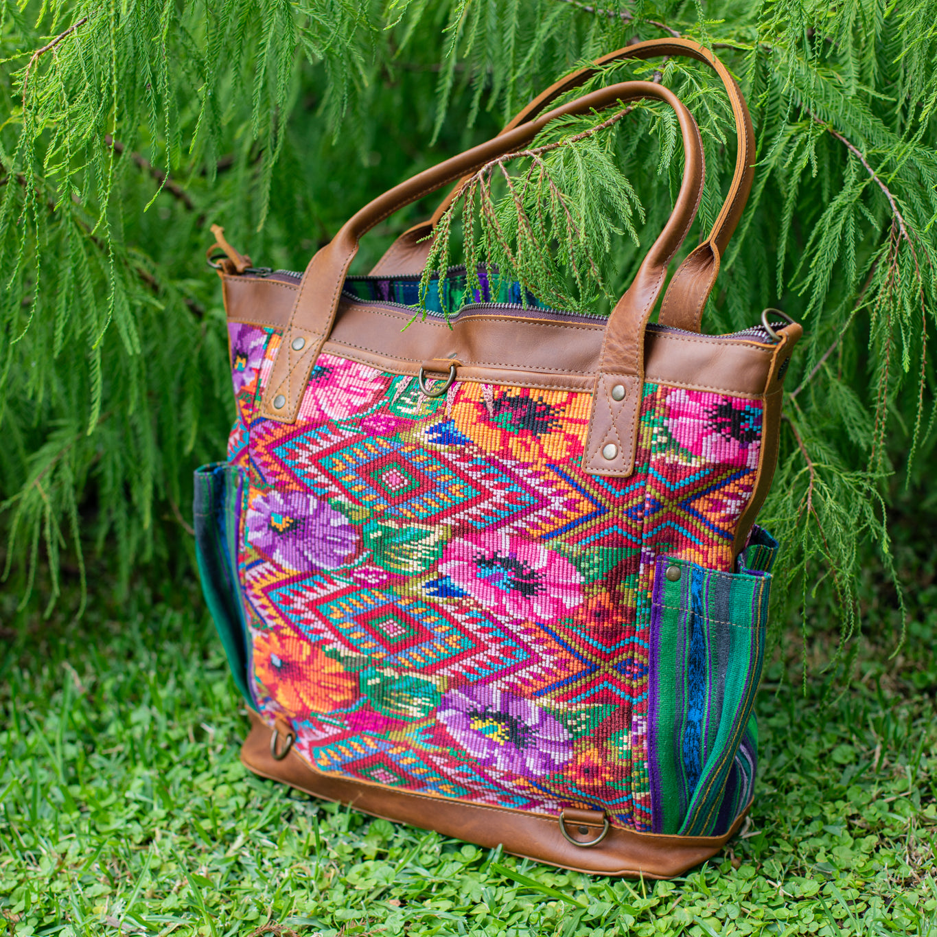THE PERFECT BAG - OOAK HUIPIL - CAFE - NO. 17443