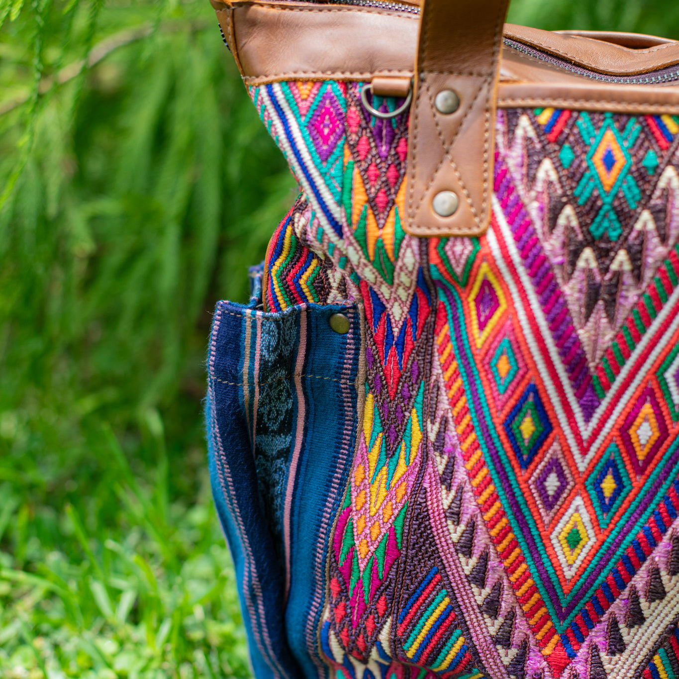 THE PERFECT BAG - OOAK HUIPIL - CAFE - NO. 17442