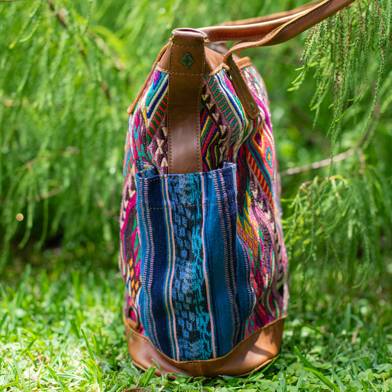 THE PERFECT BAG - OOAK HUIPIL - CAFE - NO. 17442