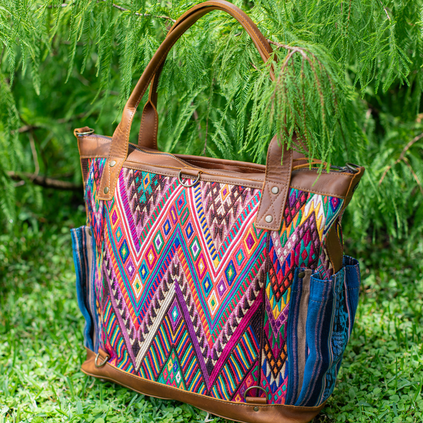 THE PERFECT BAG - OOAK HUIPIL - CAFE - NO. 17442