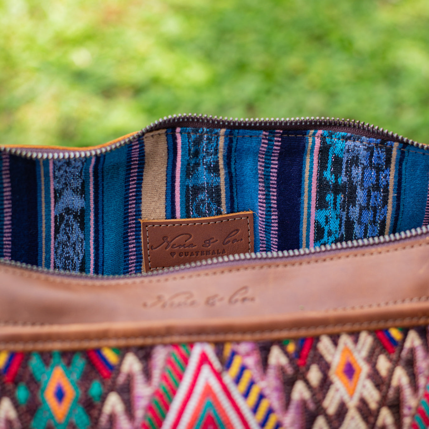 THE PERFECT BAG - OOAK HUIPIL - CAFE - NO. 17442