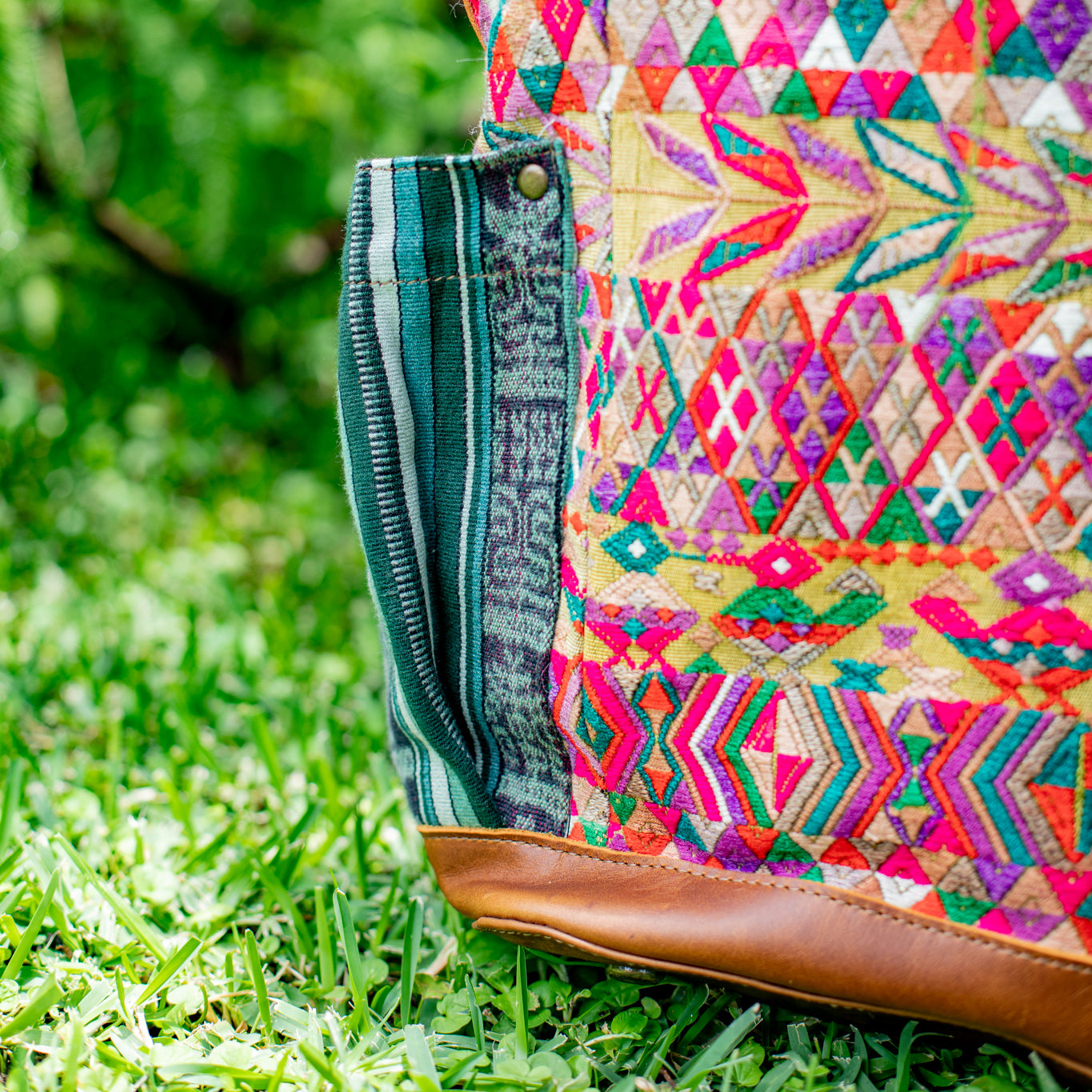 THE PERFECT BAG - OOAK HUIPIL - CAFE - NO. 17444