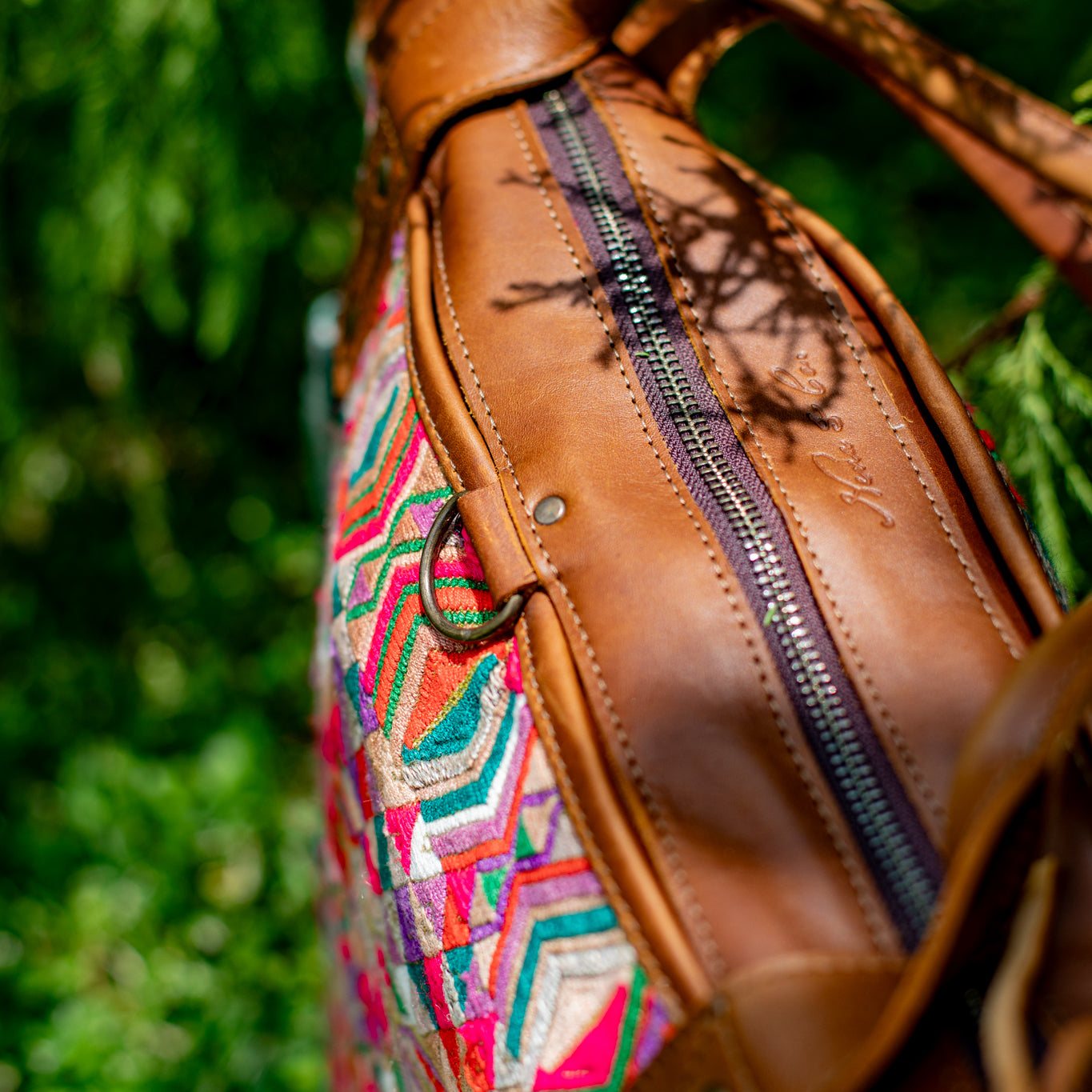 THE PERFECT BAG - OOAK HUIPIL - CAFE - NO. 17444