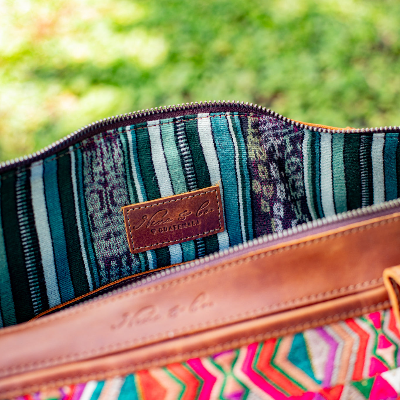 THE PERFECT BAG - OOAK HUIPIL - CAFE - NO. 17444
