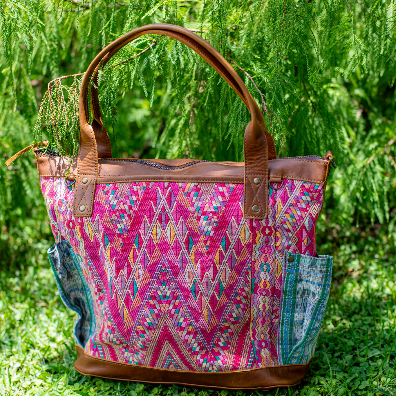 THE PERFECT BAG - OOAK HUIPIL - CAFE - NO. 17440
