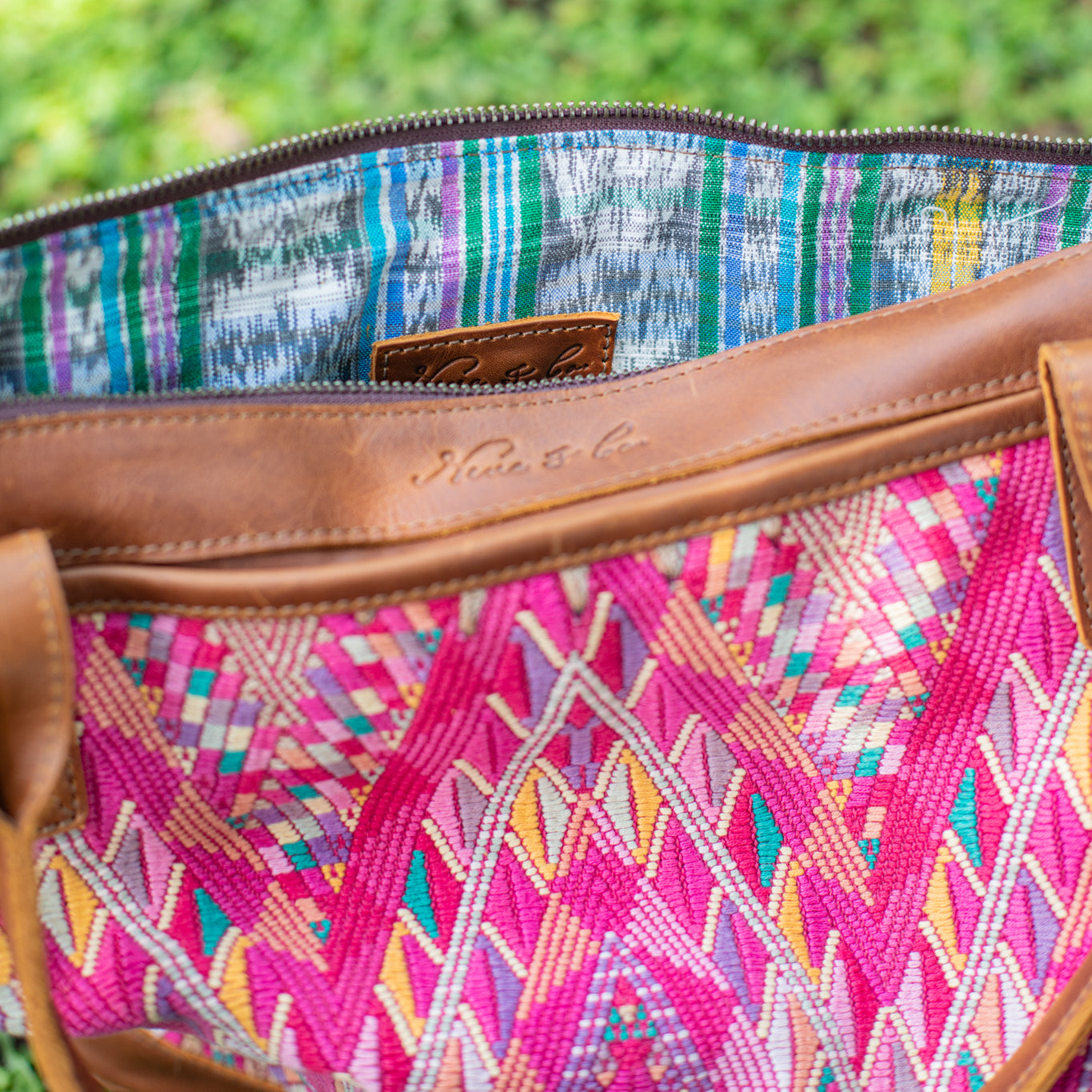 THE PERFECT BAG - OOAK HUIPIL - CAFE - NO. 17440