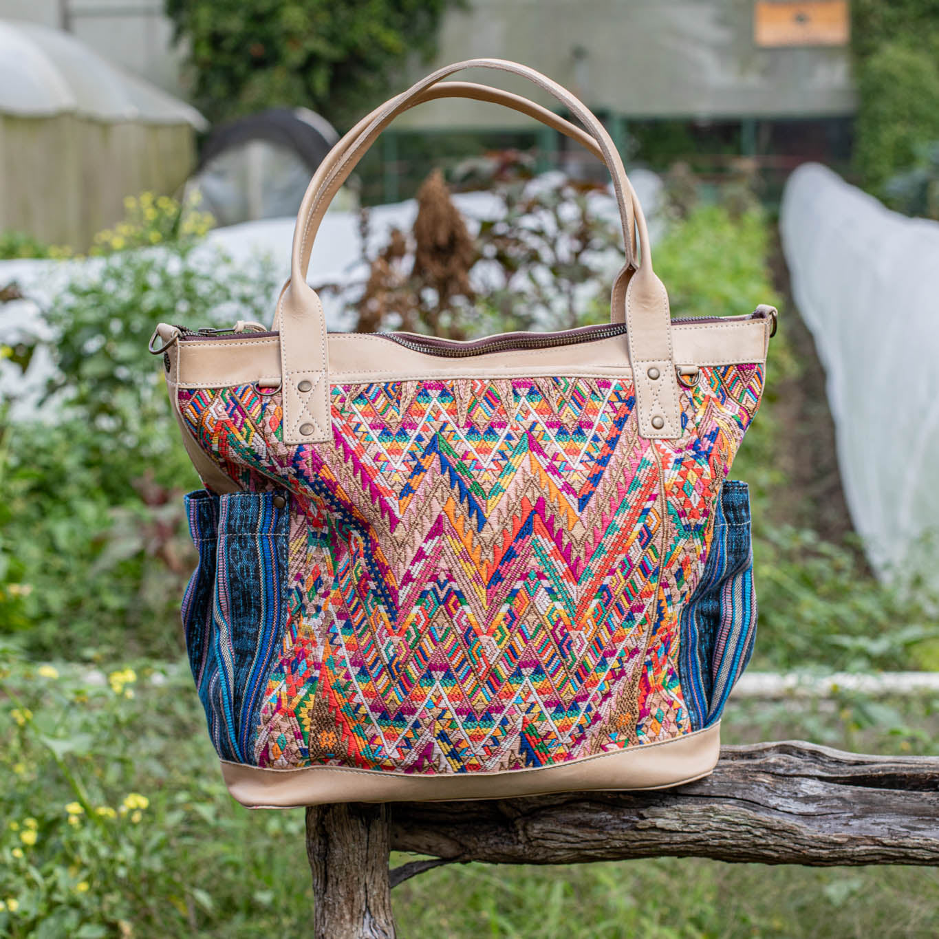 THE PERFECT BAG - OOAK HUIPIL - LATTE - NO. 17570