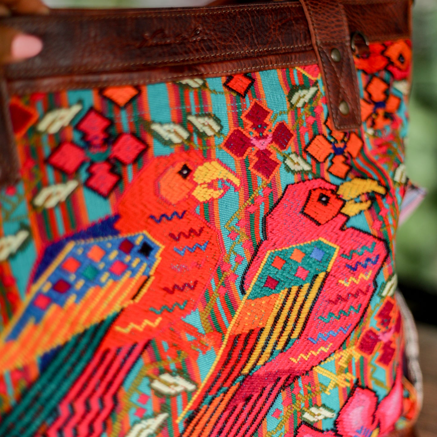 THE PERFECT BAG - OOAK HUIPIL - COPPER - NO. 19137