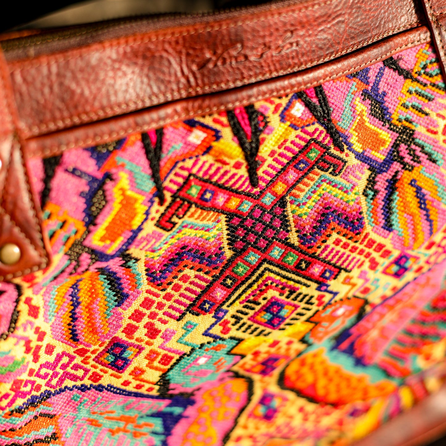 THE PERFECT BAG - OOAK HUIPIL - COPPER - NO. 19138