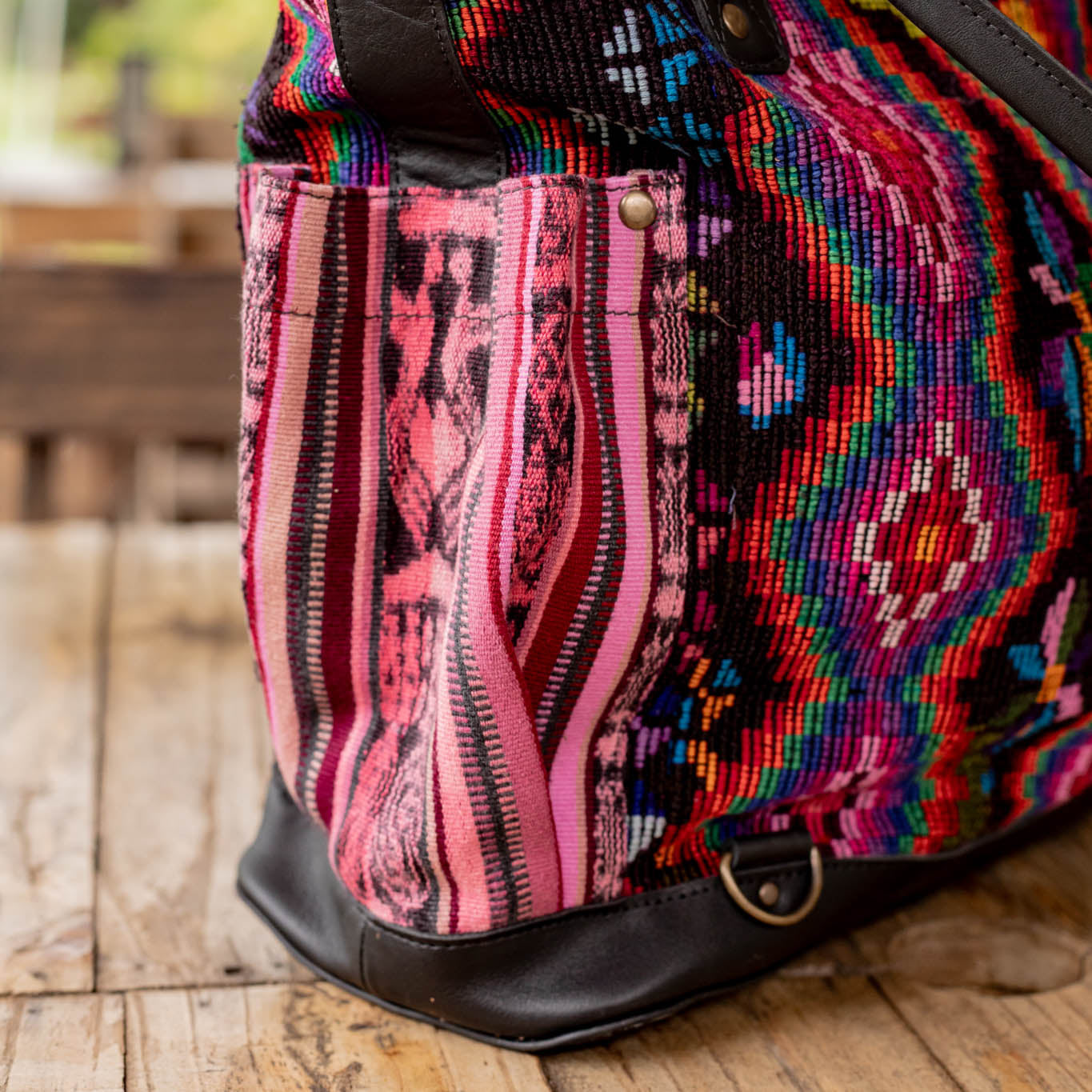 THE PERFECT BAG - OOAK HUIPIL - BLACK - NO. 16655