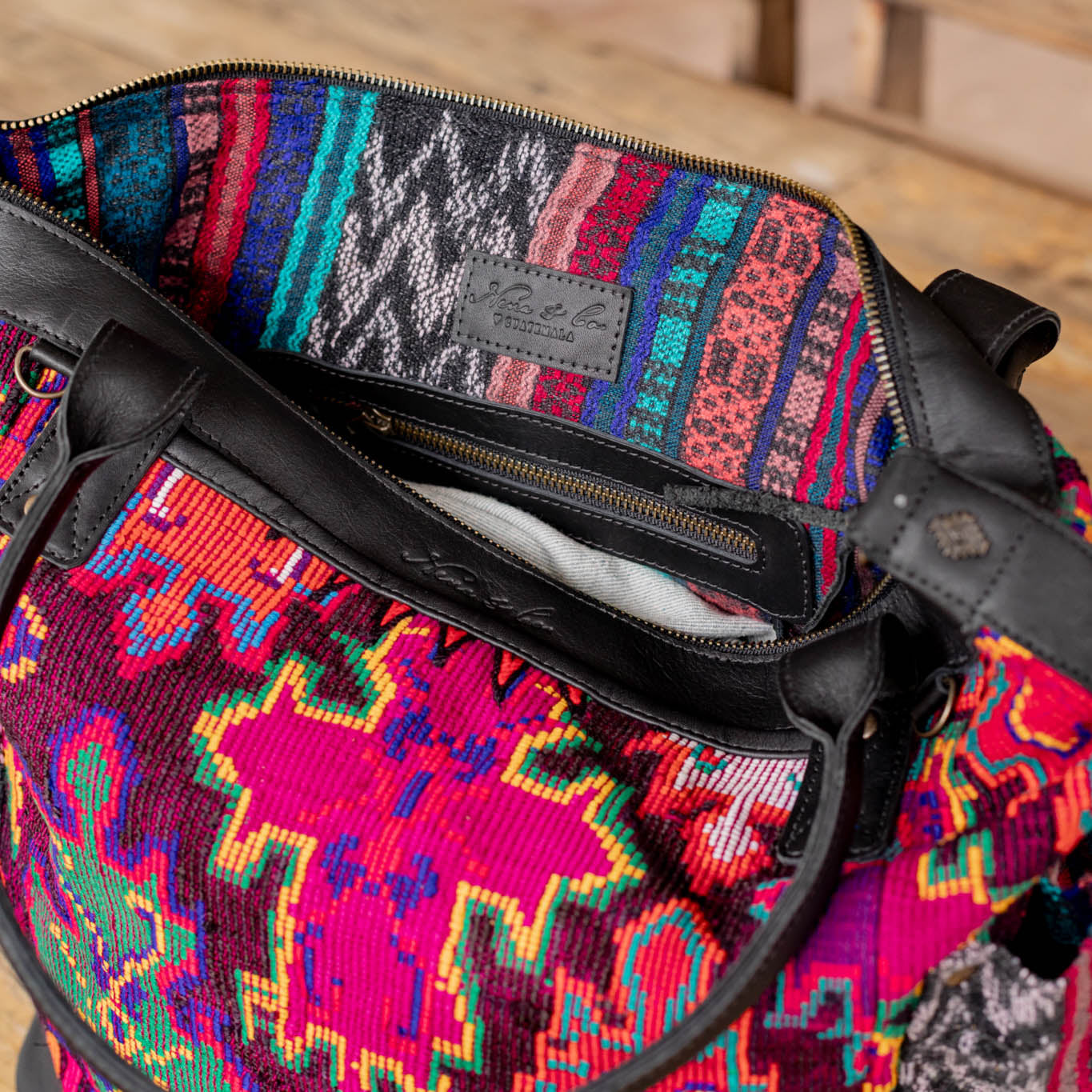 THE PERFECT BAG - OOAK HUIPIL - BLACK - NO. 16653