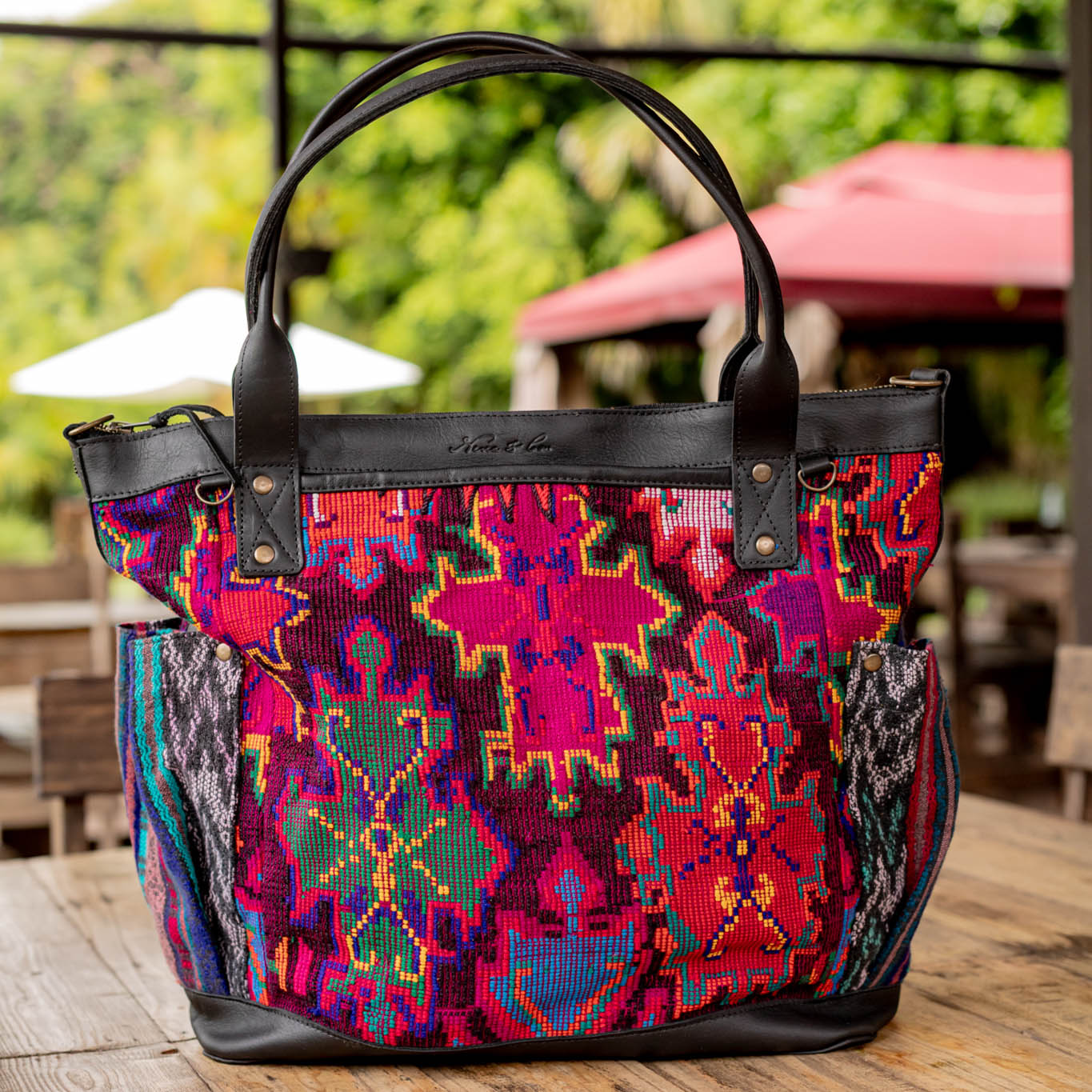 THE PERFECT BAG - OOAK HUIPIL - BLACK - NO. 16653