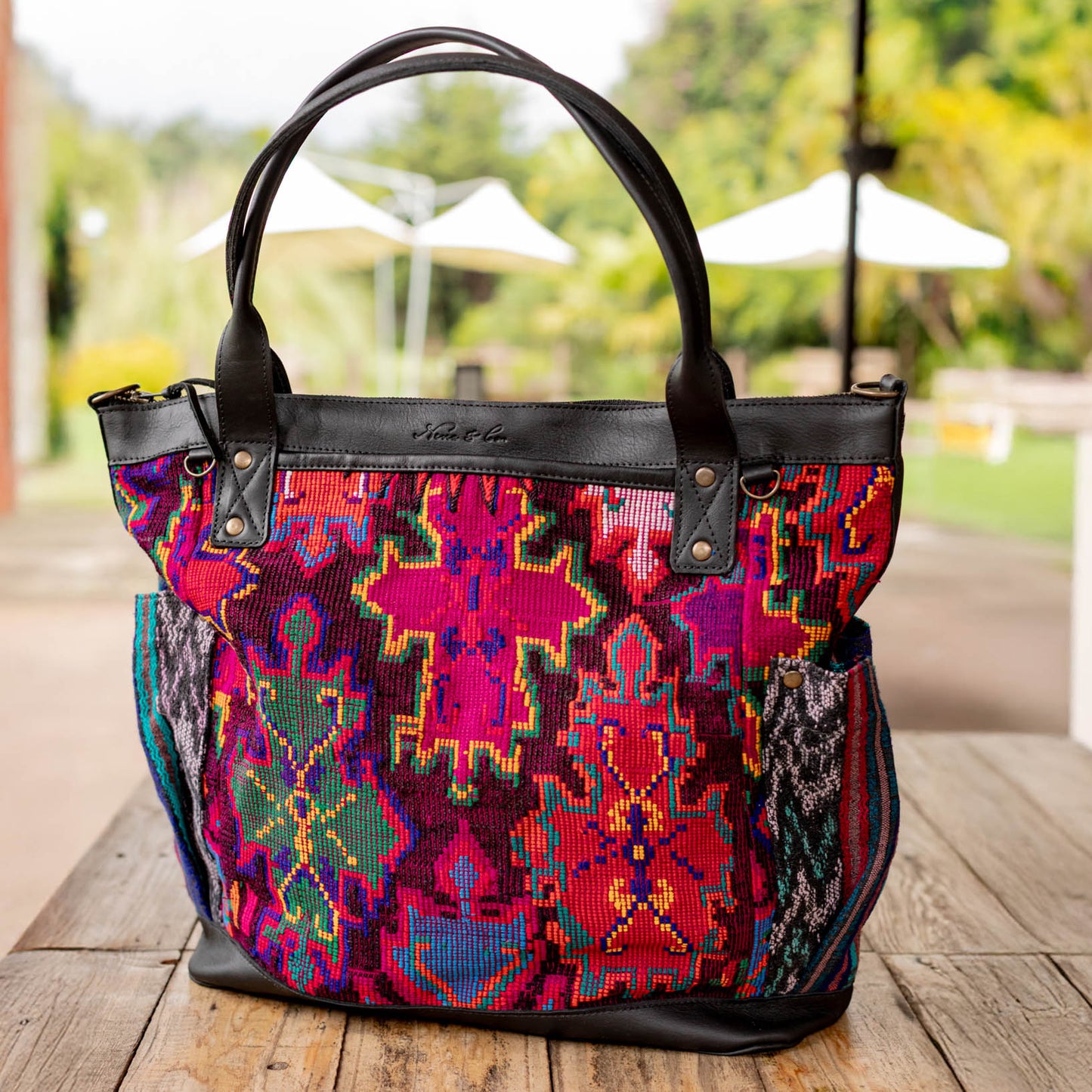 THE PERFECT BAG - OOAK HUIPIL - BLACK - NO. 16653