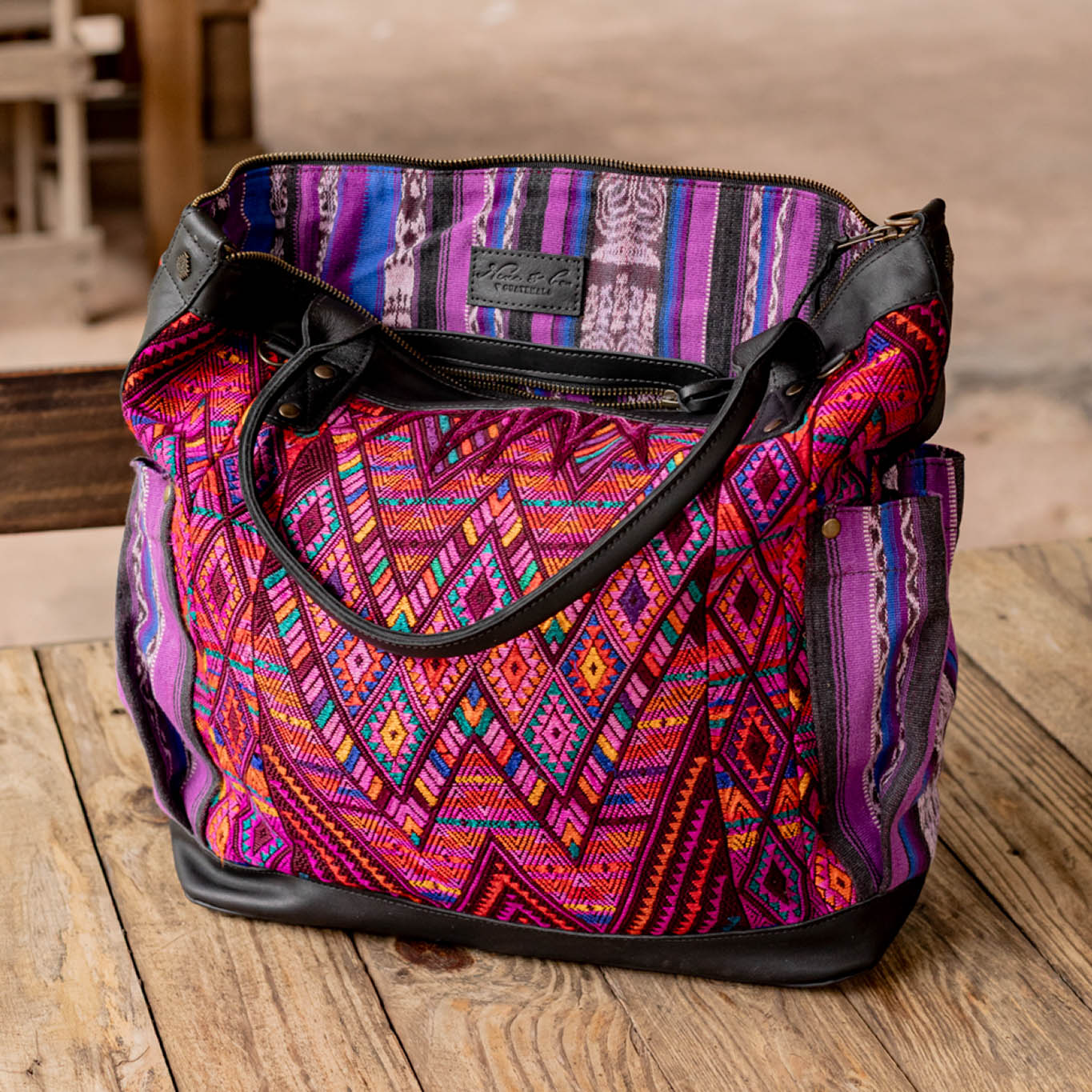 THE PERFECT BAG - OOAK HUIPIL - BLACK - NO. 16652