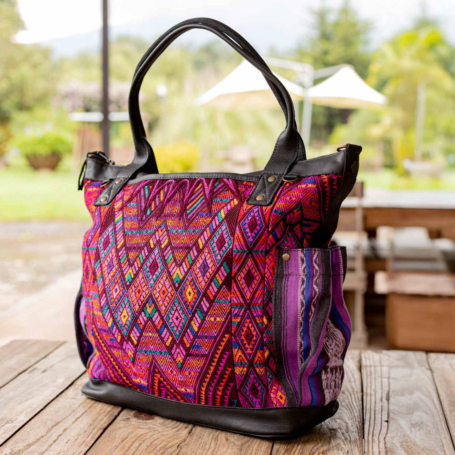 THE PERFECT BAG - OOAK HUIPIL - BLACK - NO. 16652