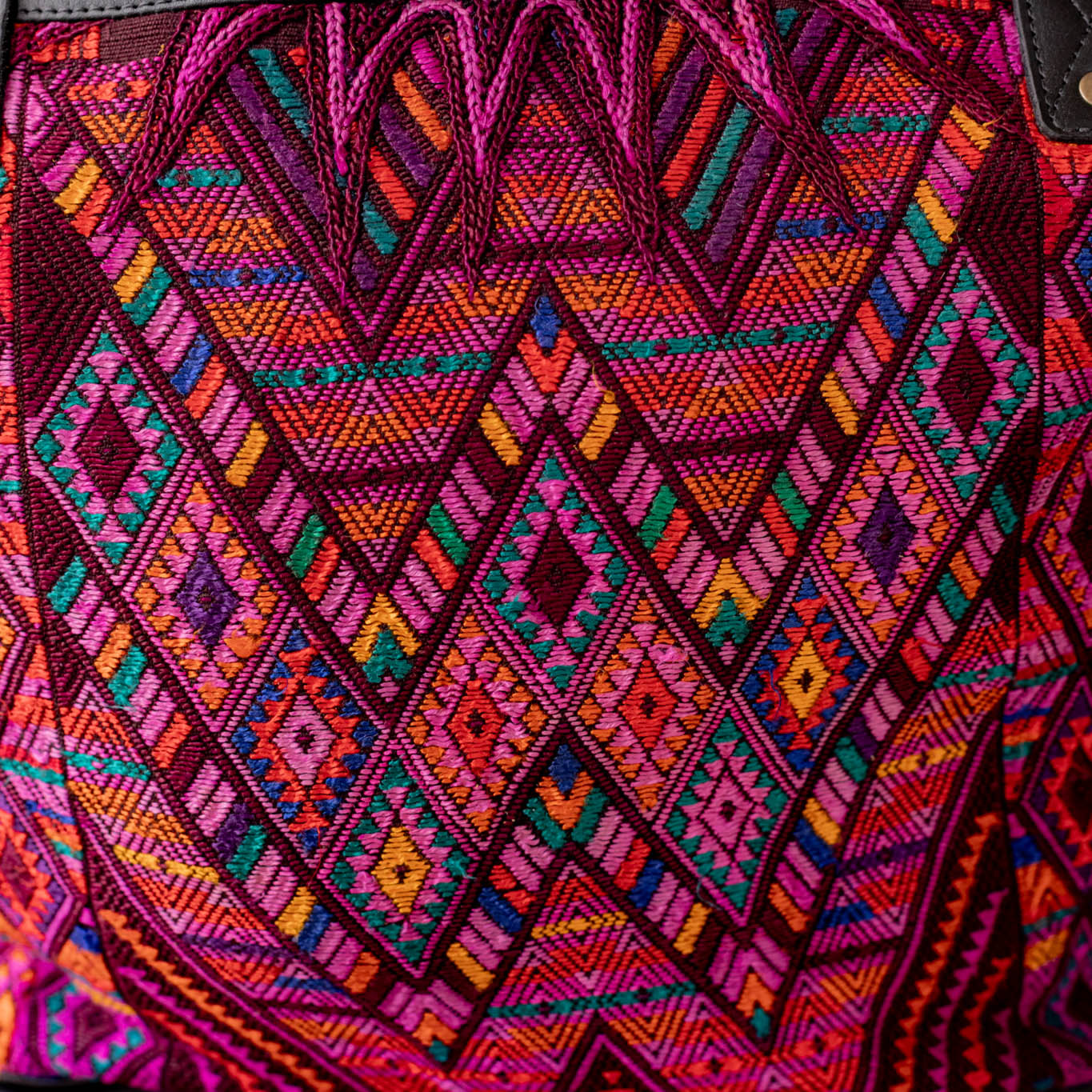 THE PERFECT BAG - OOAK HUIPIL - BLACK - NO. 16652