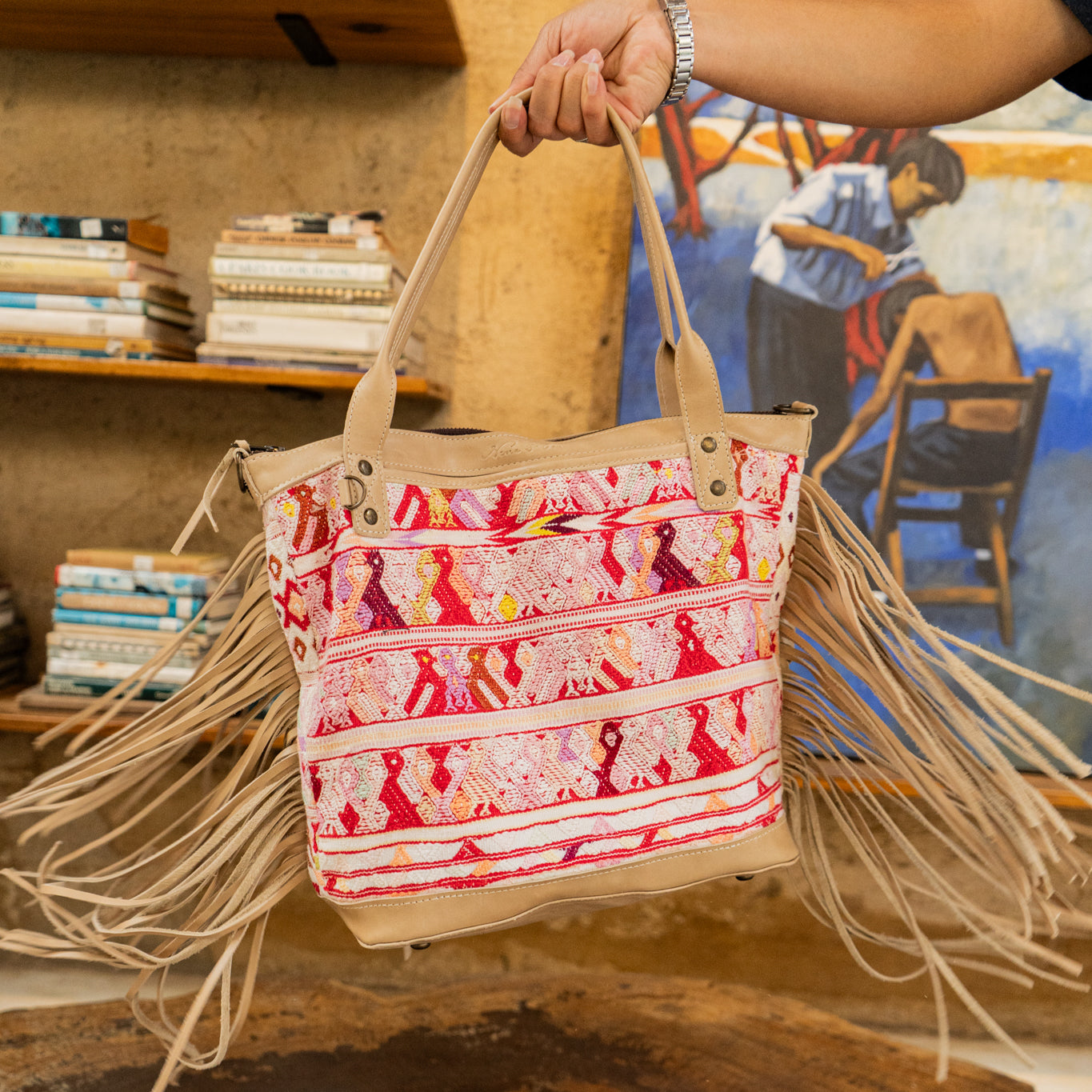 FRINGE MTPB - OOAK HUIPIL - LATTE - NO. 13621