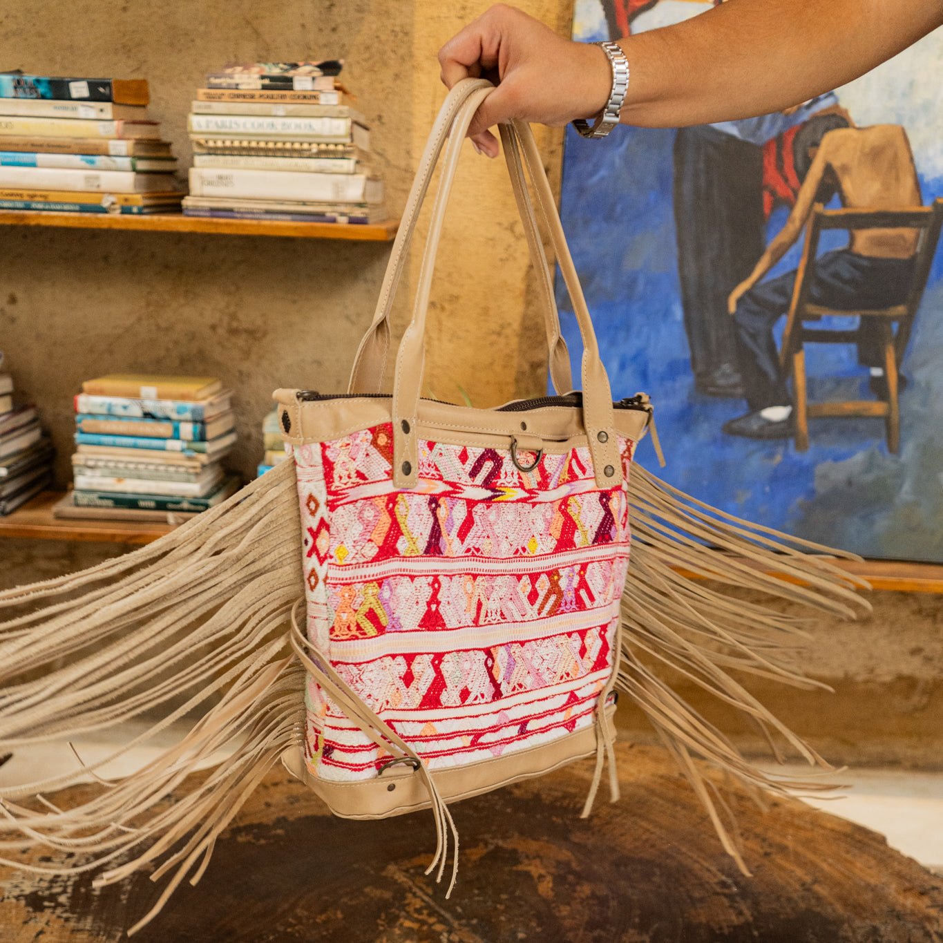 FRINGE MTPB - OOAK HUIPIL - LATTE - NO. 13621
