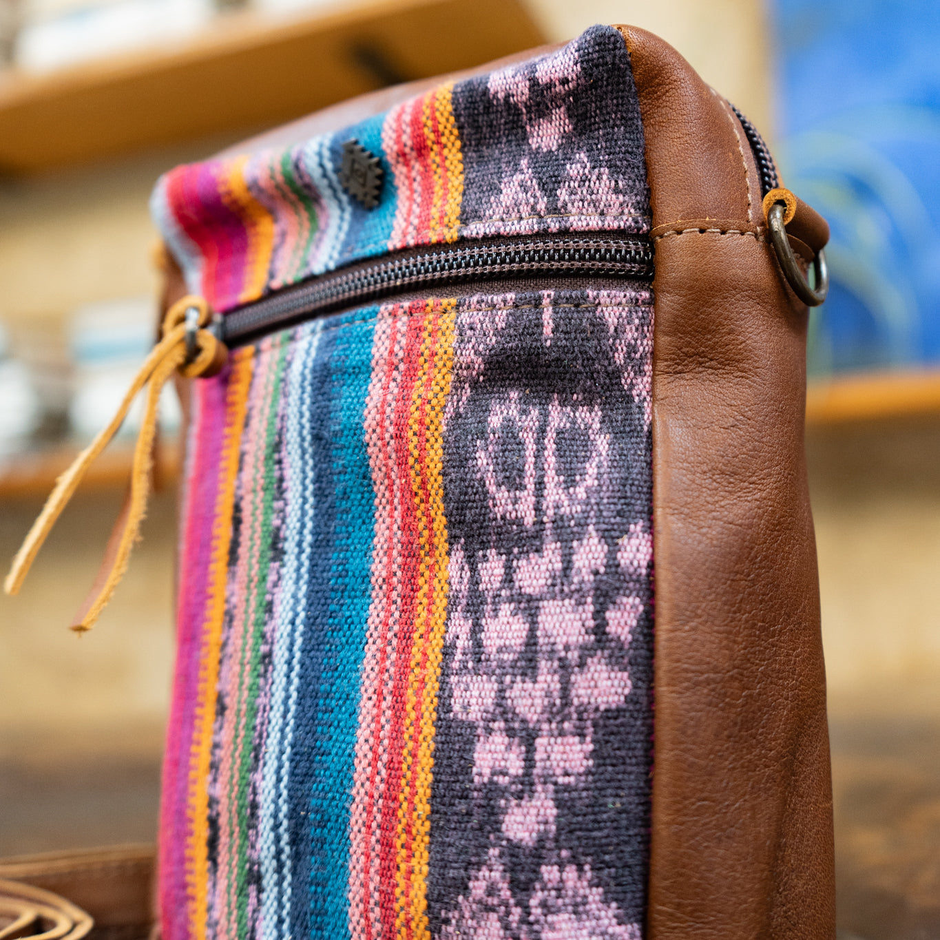 CROSSBODY TRAVEL BAG - CORTE - CAFE - NO. 13864