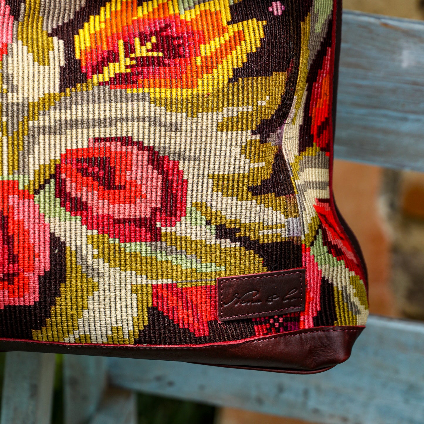 PENELOPE BAG - OOAK HUIPIL - VINO TINTO - NO. 201535