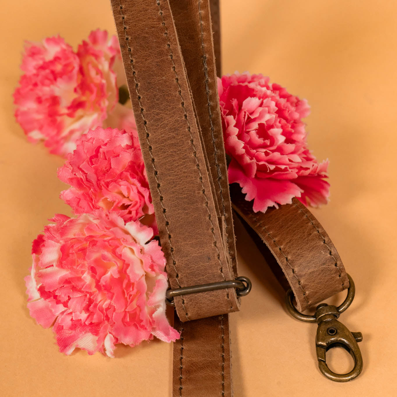 VIVI ADJUSTABLE BAG STRAP - FAWN