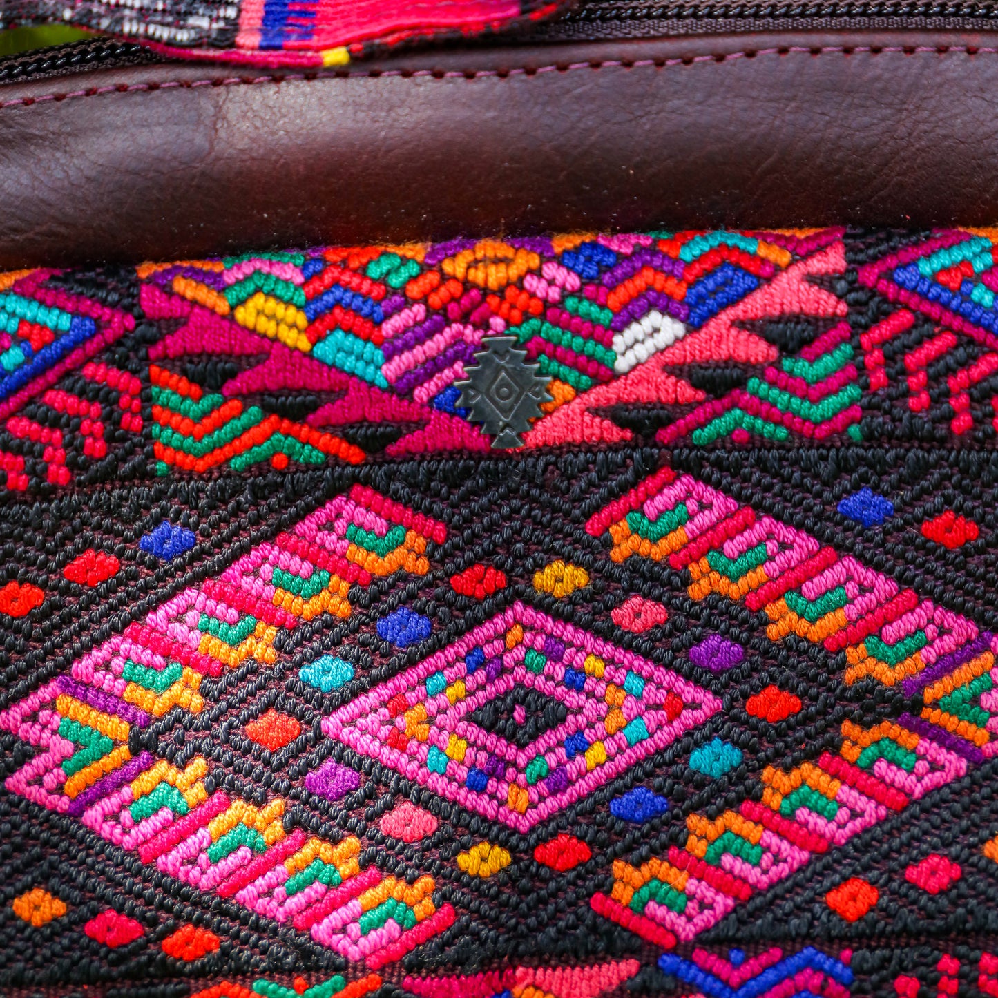 WANDER CROSSBODY SET - OOAK HUIPIL - VINO TINTO - NO. 201424