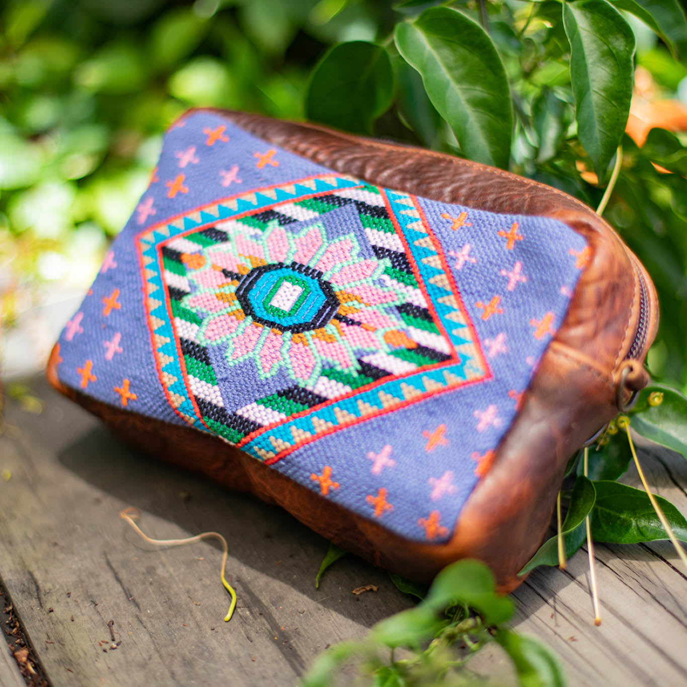 WANDER CROSSBODY SET - H&S PANEL - HONEY - NO. 17358