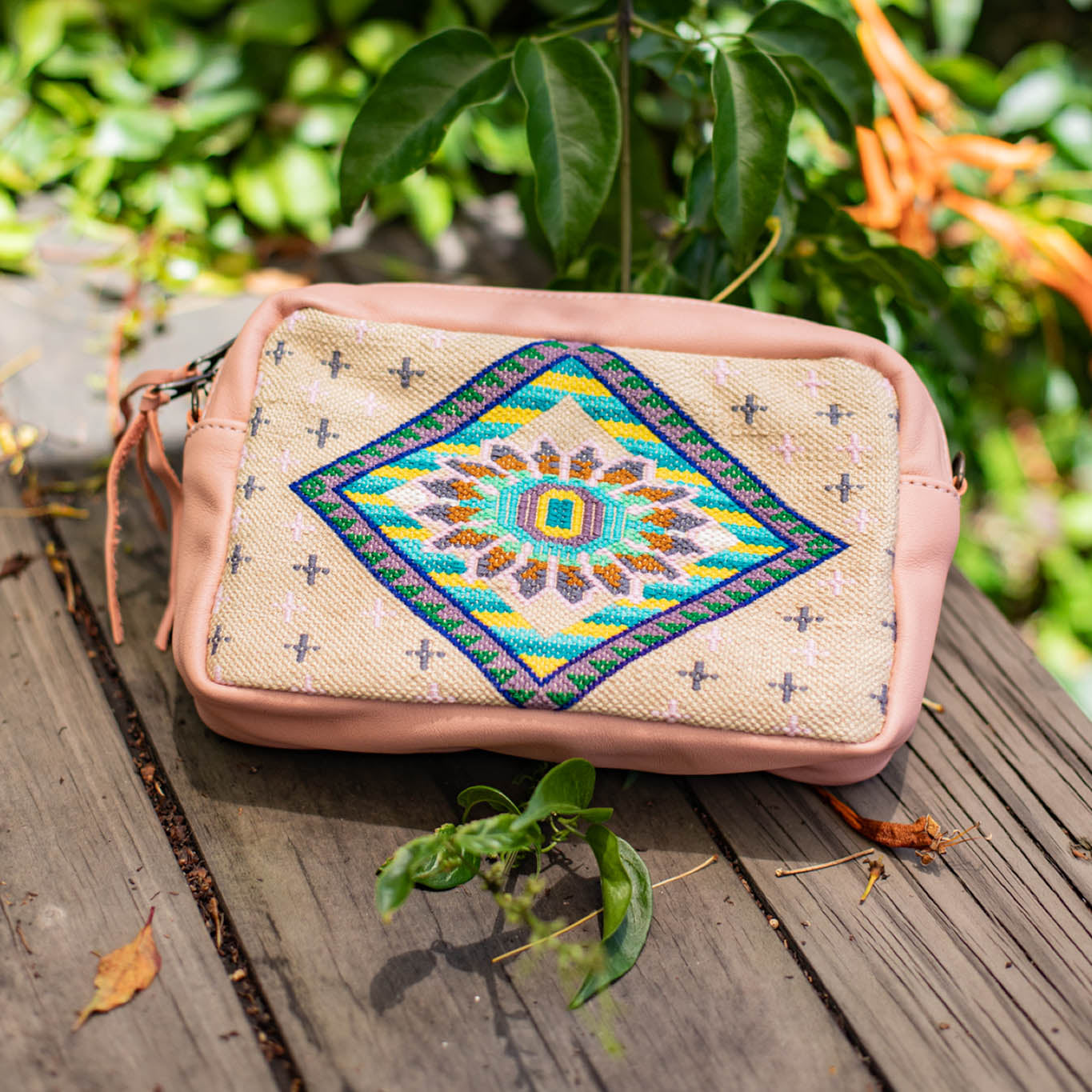 WANDER CROSSBODY SET - H&S PANEL - PEACH - NO. 17364