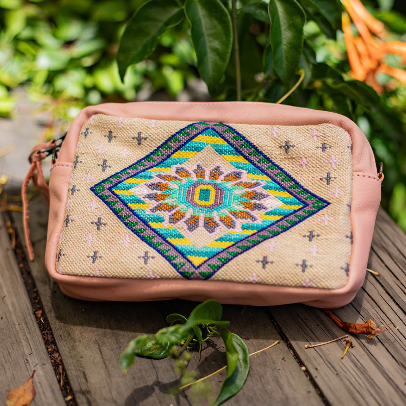 WANDER CROSSBODY SET - H&S PANEL - PEACH - NO. 17364