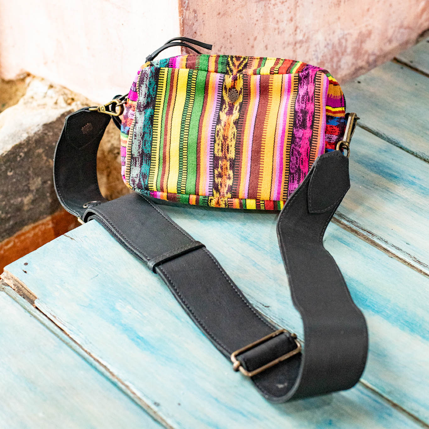 WANDER CROSSBODY BAG + STRAP SET - CORTE - BLACK - NO. 16772