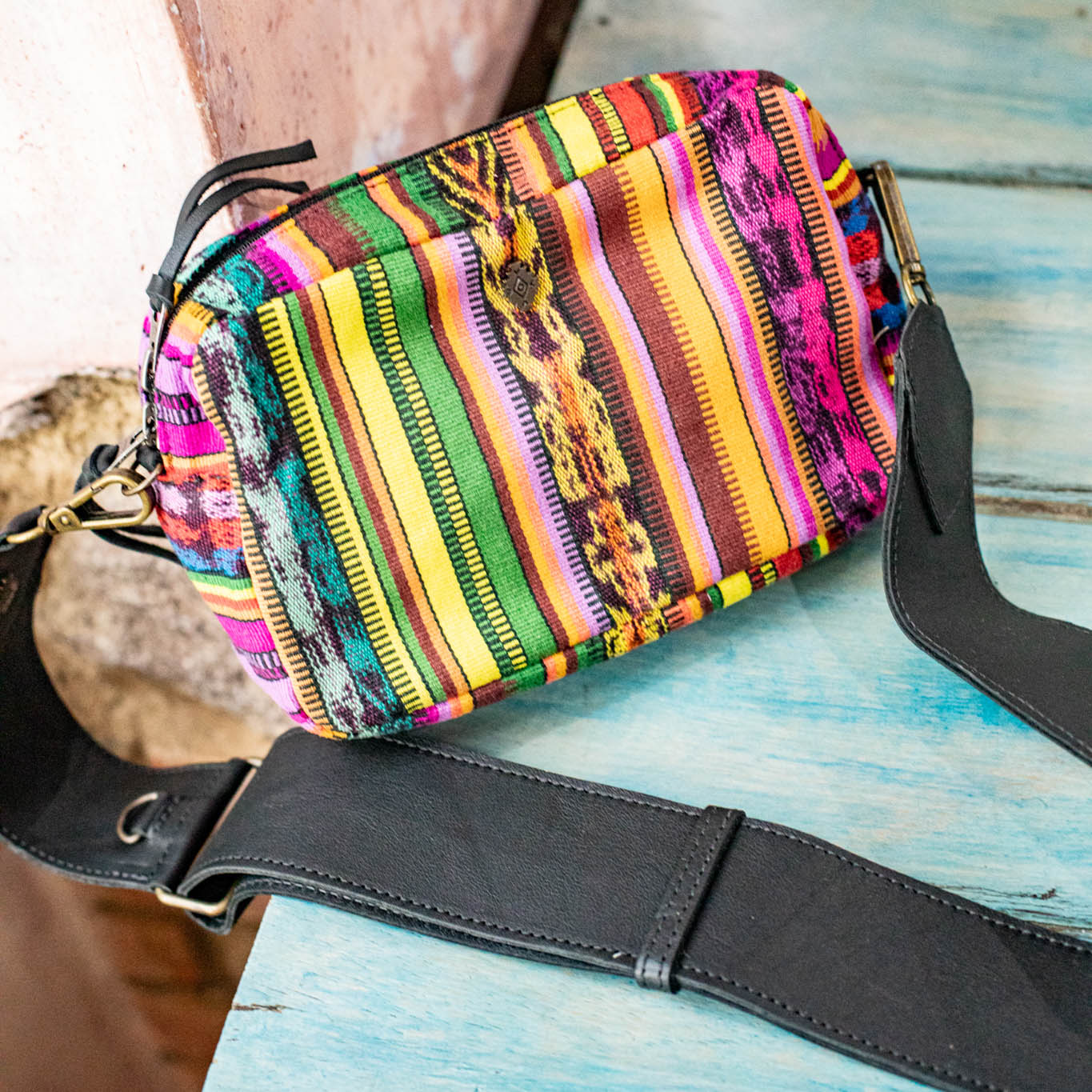 WANDER CROSSBODY BAG + STRAP SET - CORTE - BLACK - NO. 16772