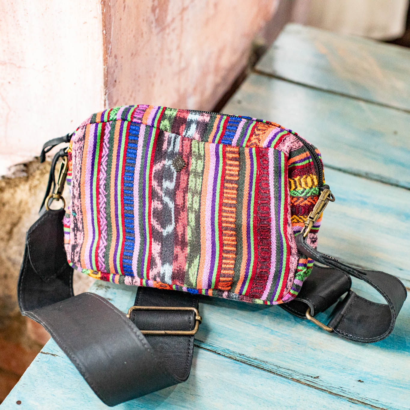 WANDER CROSSBODY BAG + STRAP SET - CORTE - BLACK - NO. 16770