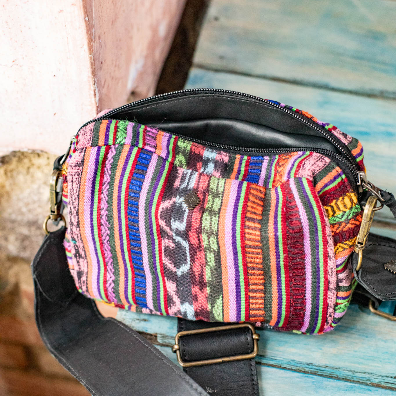 WANDER CROSSBODY BAG + STRAP SET - CORTE - BLACK - NO. 16770