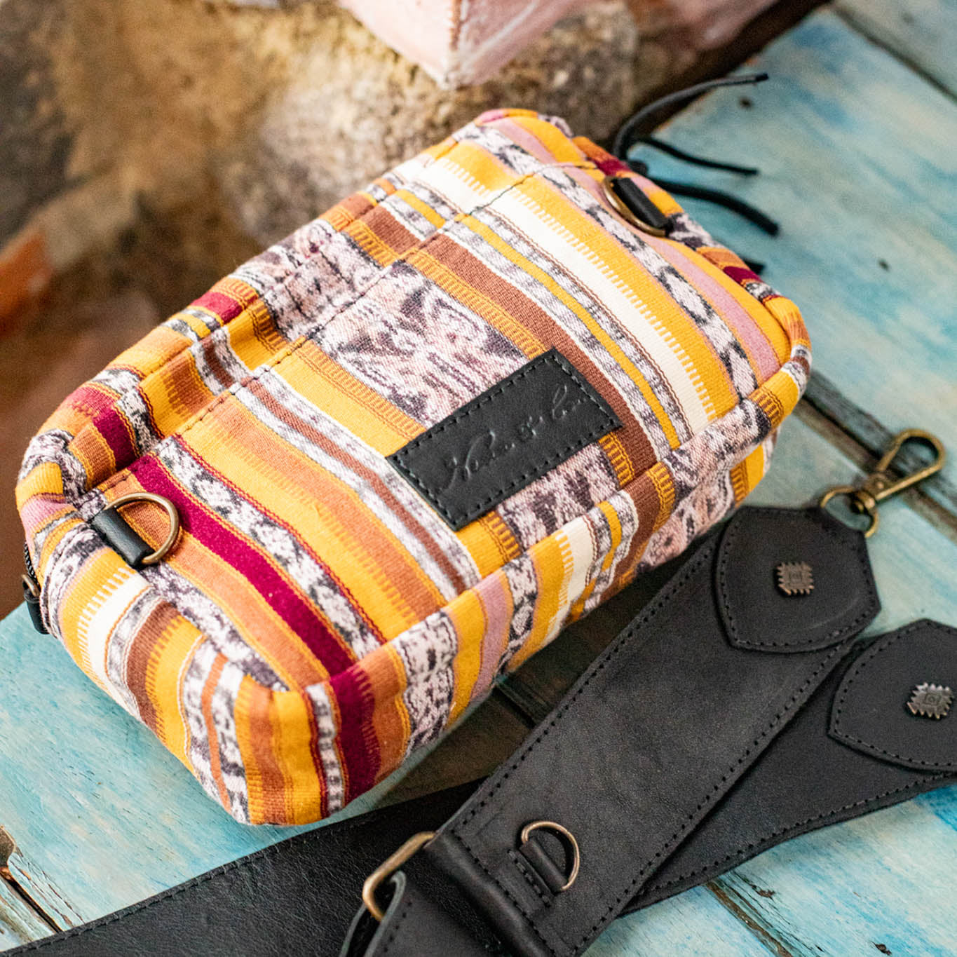 WANDER CROSSBODY BAG + STRAP SET - CORTE - BLACK - NO. 16768