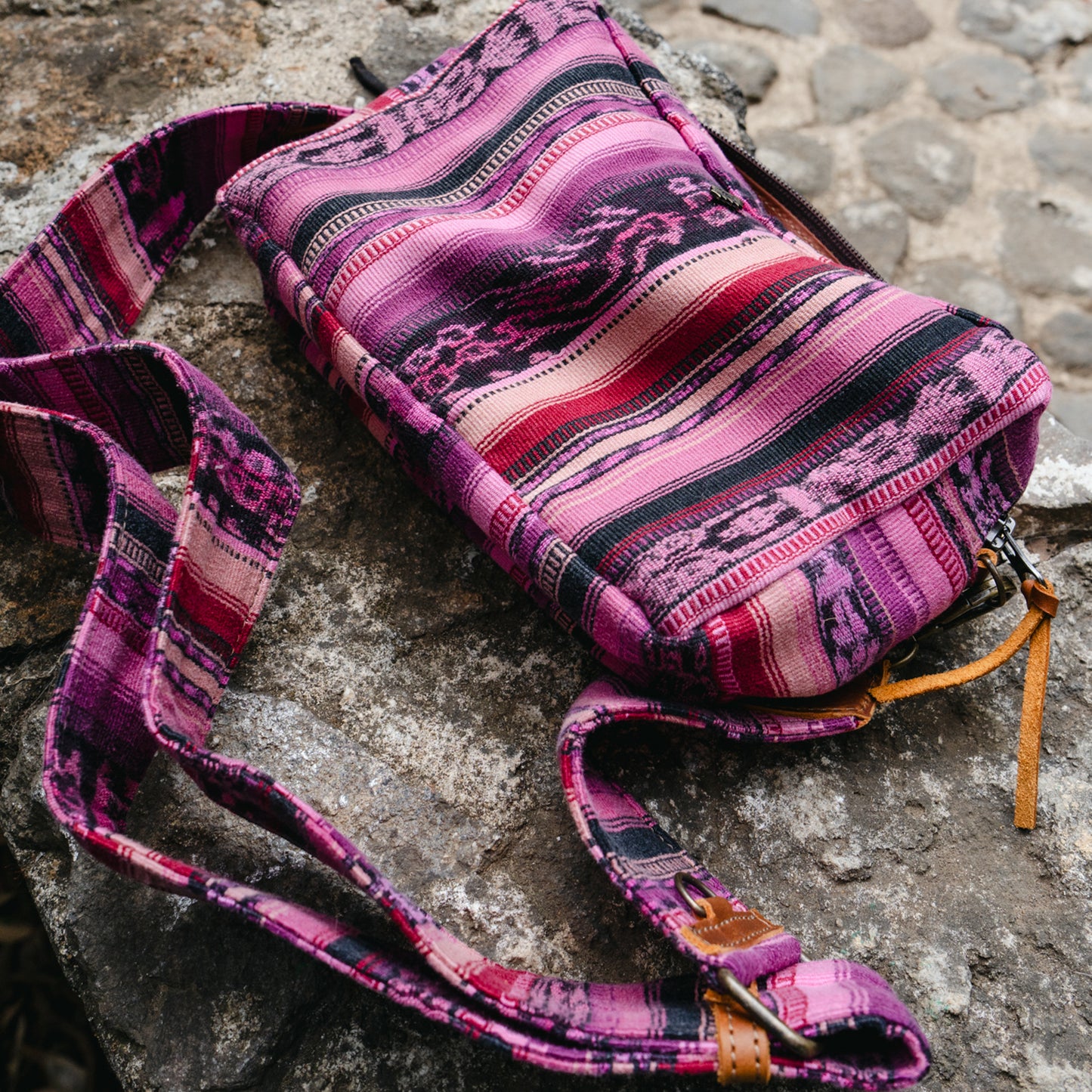 LARGE WANDER CROSSBODY BAG + STRAP SET - CORTE - CAFE - NO. 15777