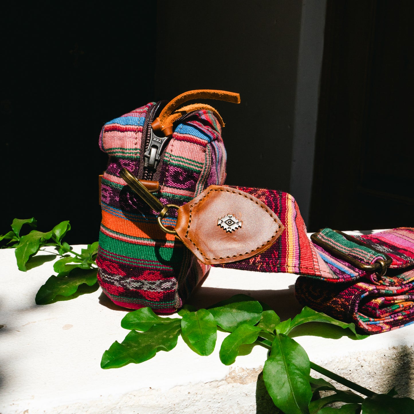WANDER CROSSBODY BAG + STRAP SET - CORTE - CAFE - NO. 15771