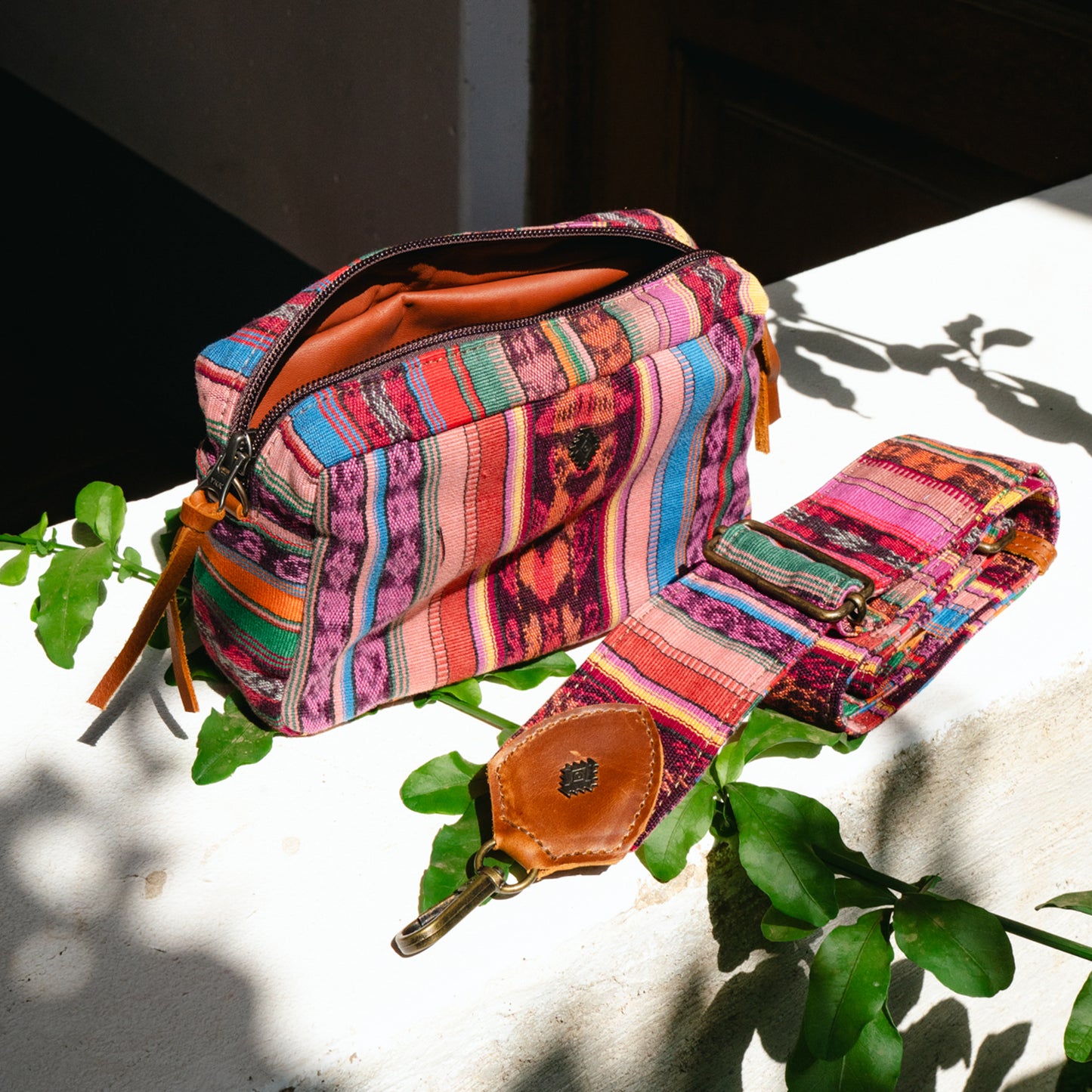 WANDER CROSSBODY BAG + STRAP SET - CORTE - CAFE - NO. 15771
