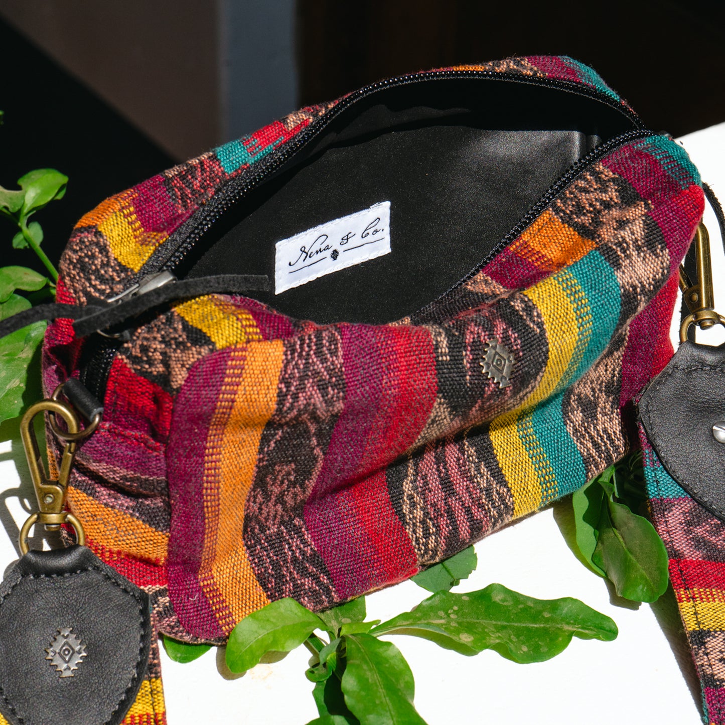 WANDER CROSSBODY BAG + STRAP SET - CORTE - BLACK - NO. 15769