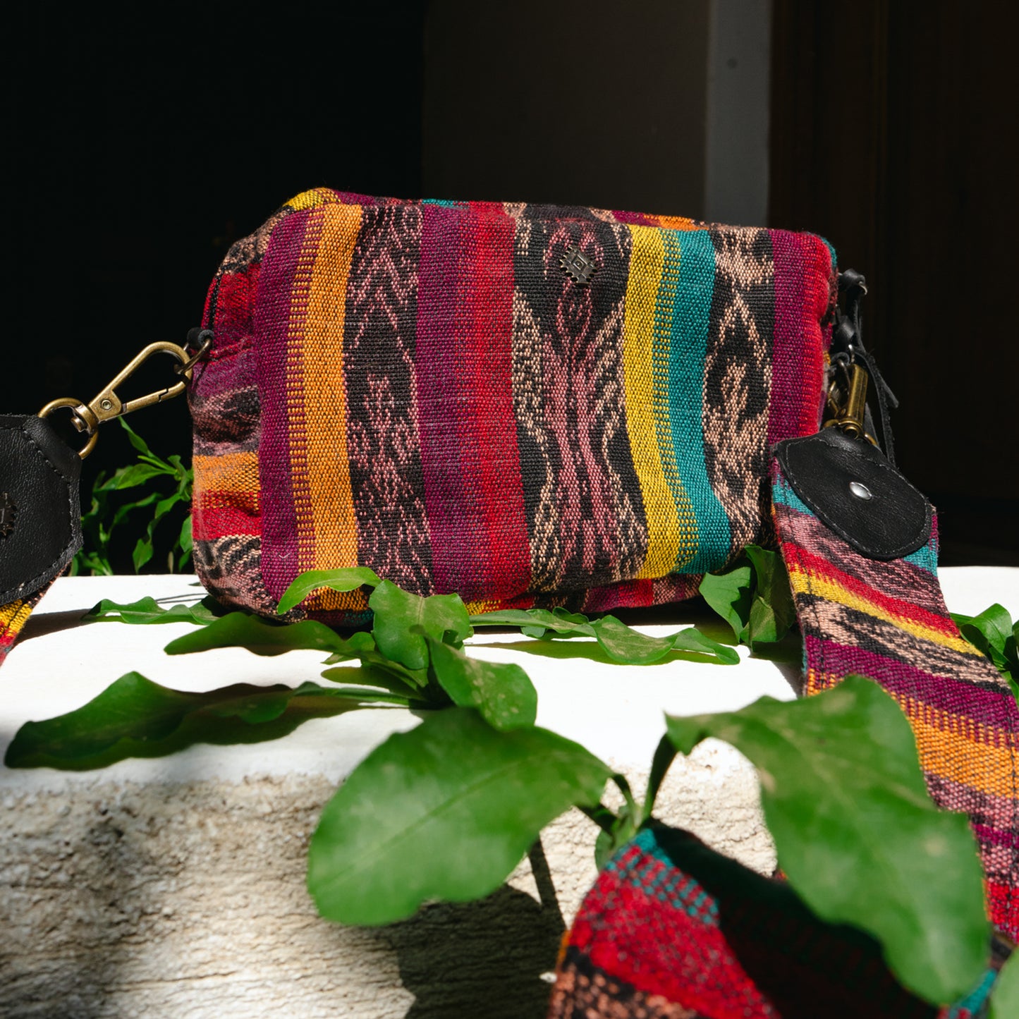 WANDER CROSSBODY BAG + STRAP SET - CORTE - BLACK - NO. 15769
