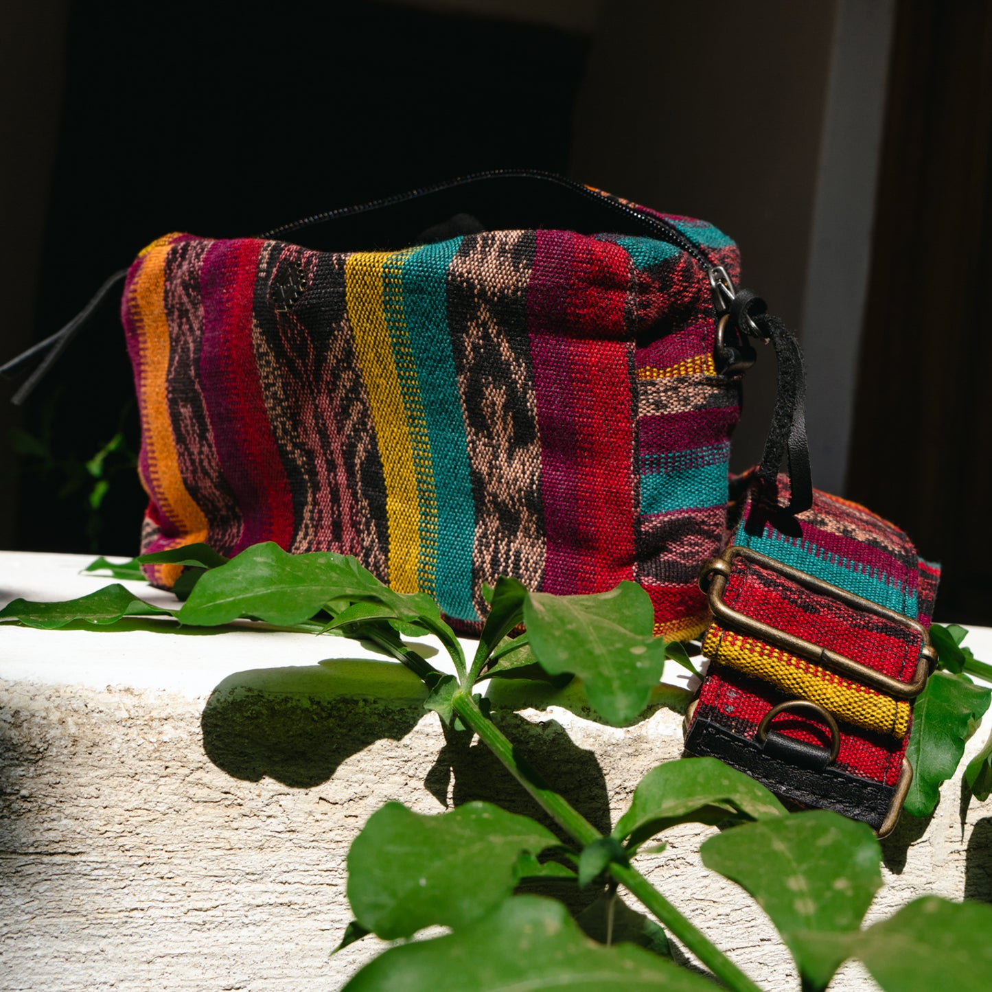 WANDER CROSSBODY BAG + STRAP SET - CORTE - BLACK - NO. 15769