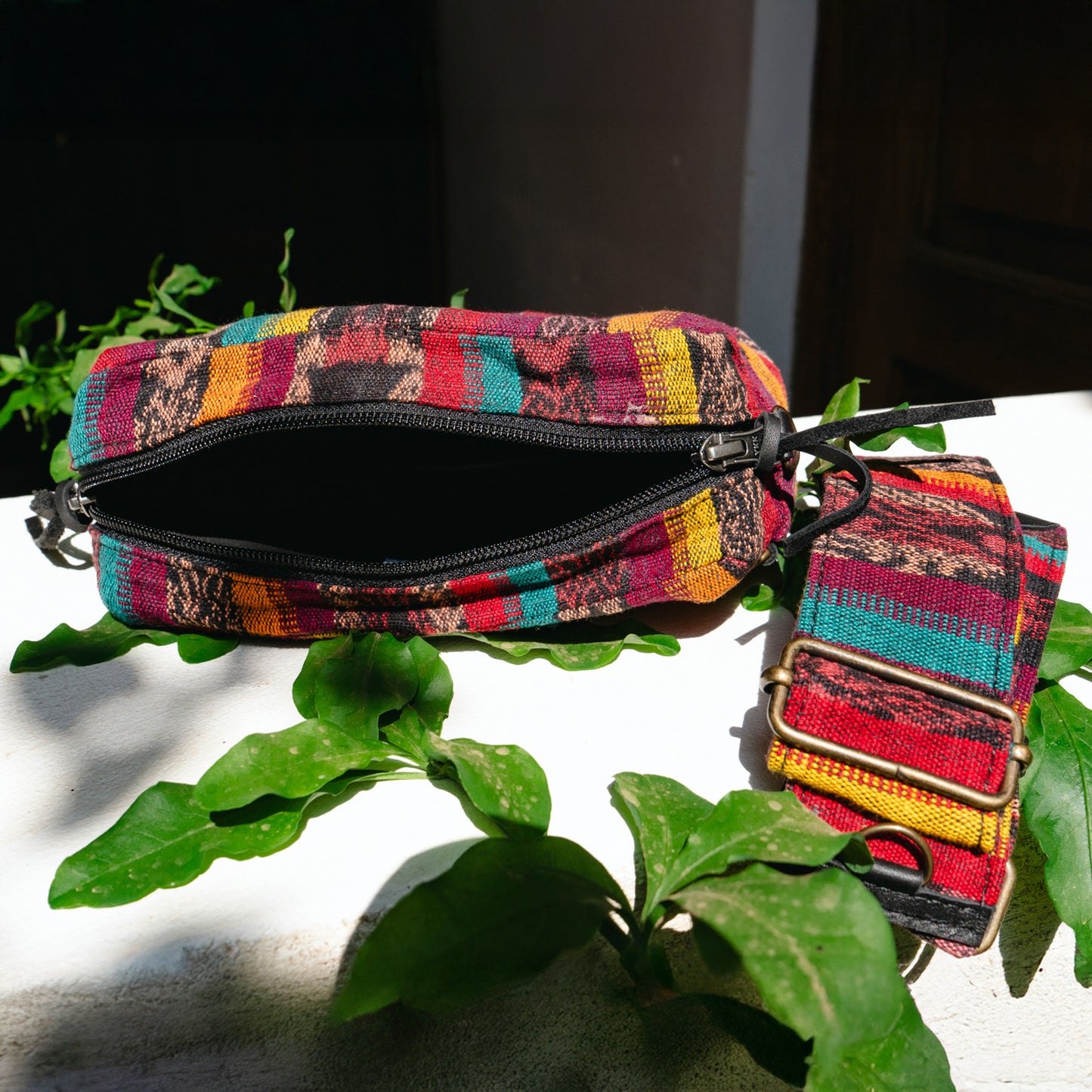 WANDER CROSSBODY BAG + STRAP SET - CORTE - BLACK - NO. 15769