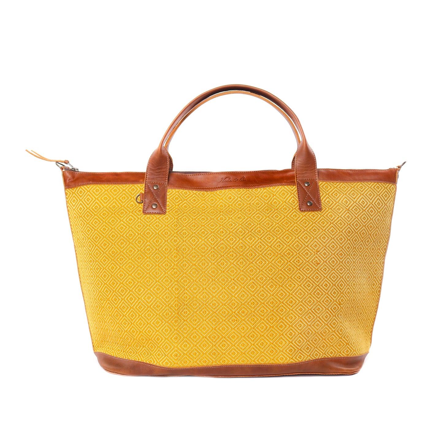 THE PERFECT WEEKENDER - MUSTARD SUNSET - CAFE LEATHER