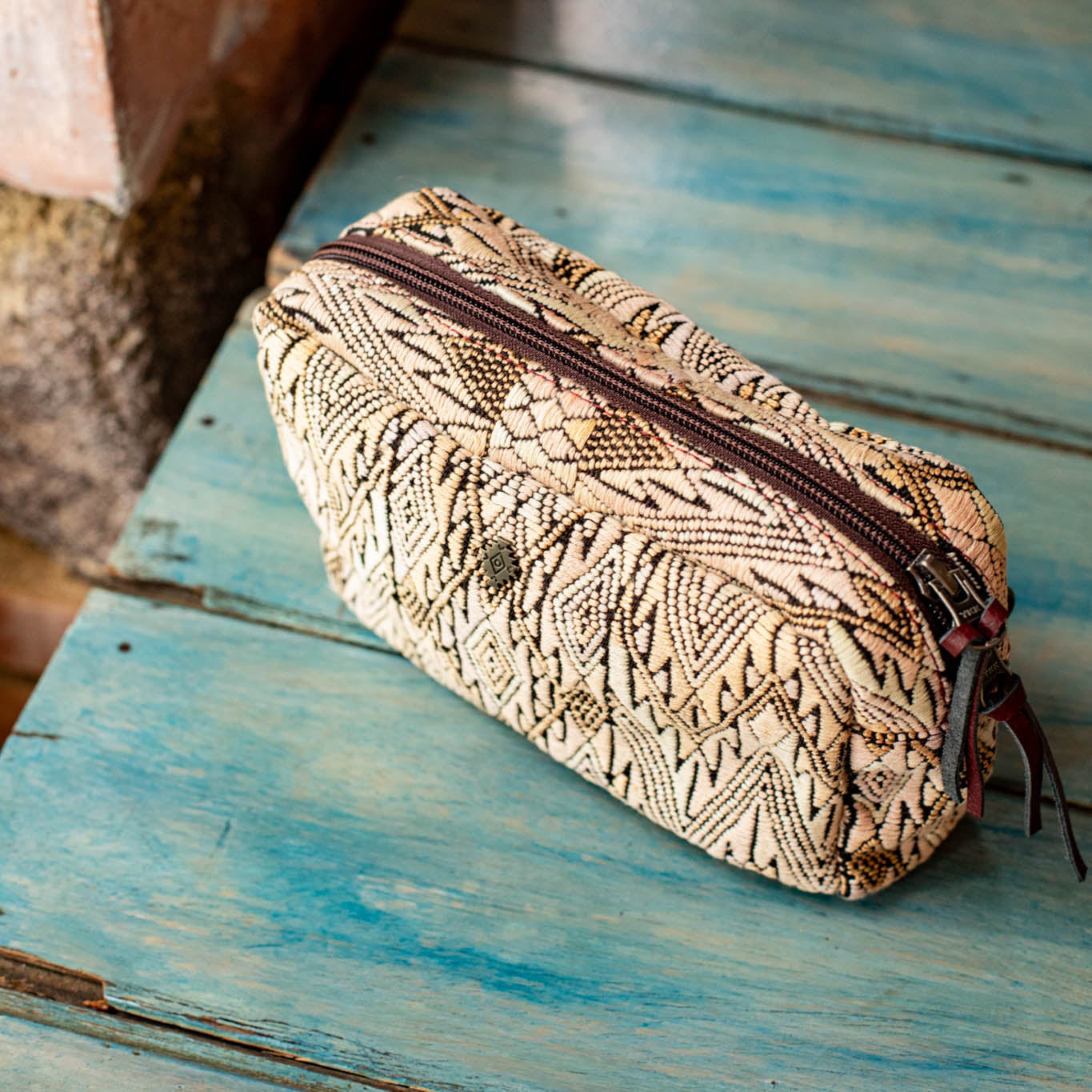 WANDER CROSSBODY BAG + STRAP SET - OOAK HUIPIL - AMARANTH - NO. 16747