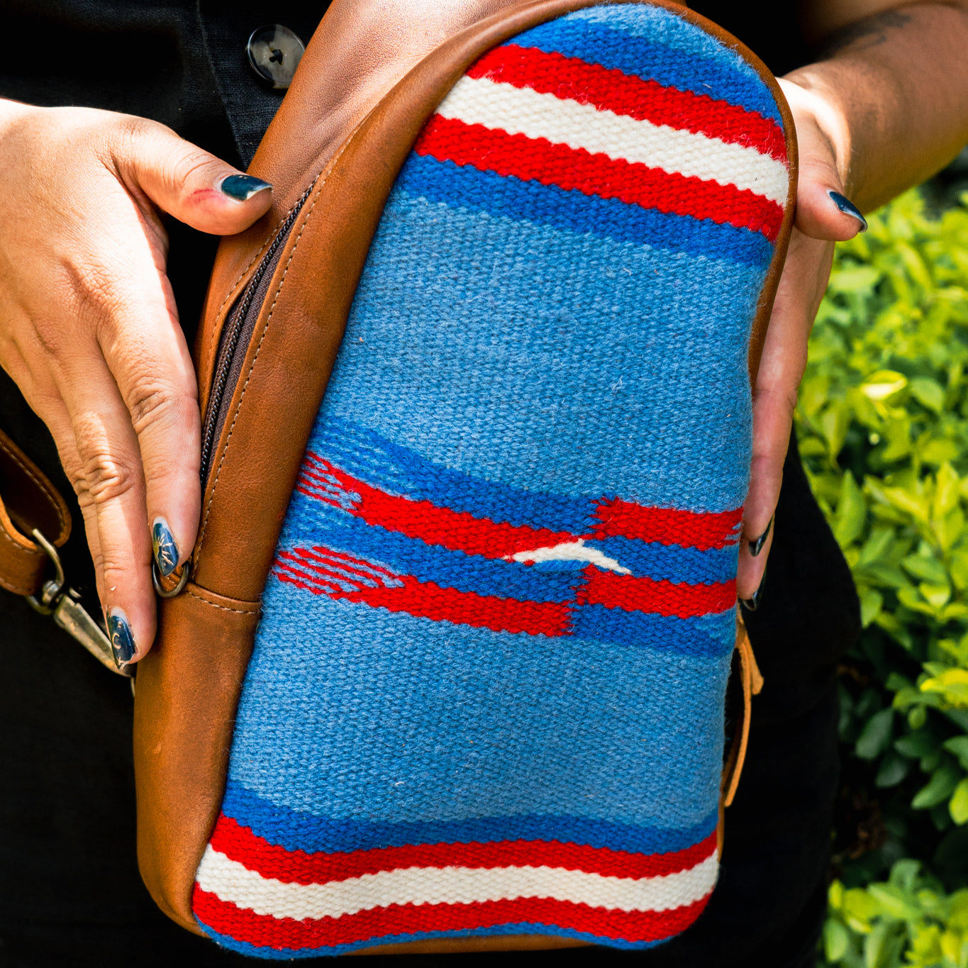 2.0 CROSSBODY SLING - ZAPOTEC PANEL - CAFE - NO. 12550