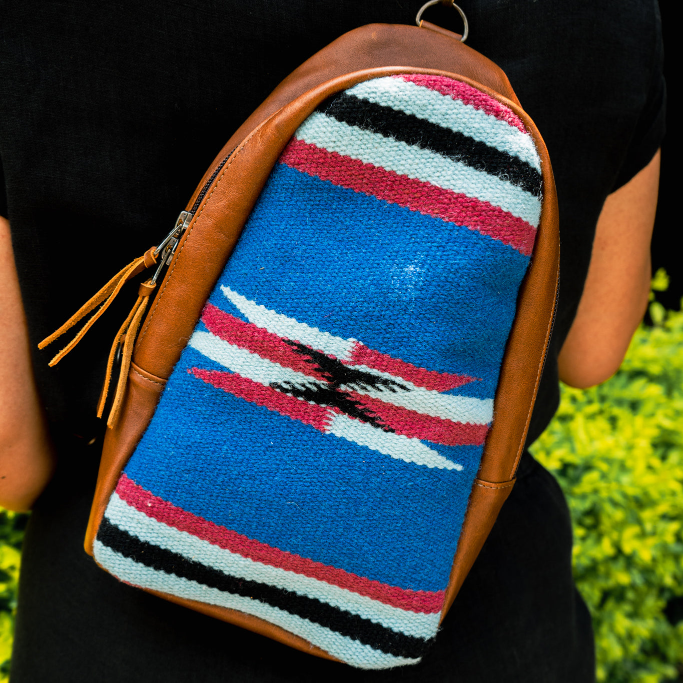 2.0 CROSSBODY SLING - ZAPOTEC PANEL - CAFE - NO. 12551