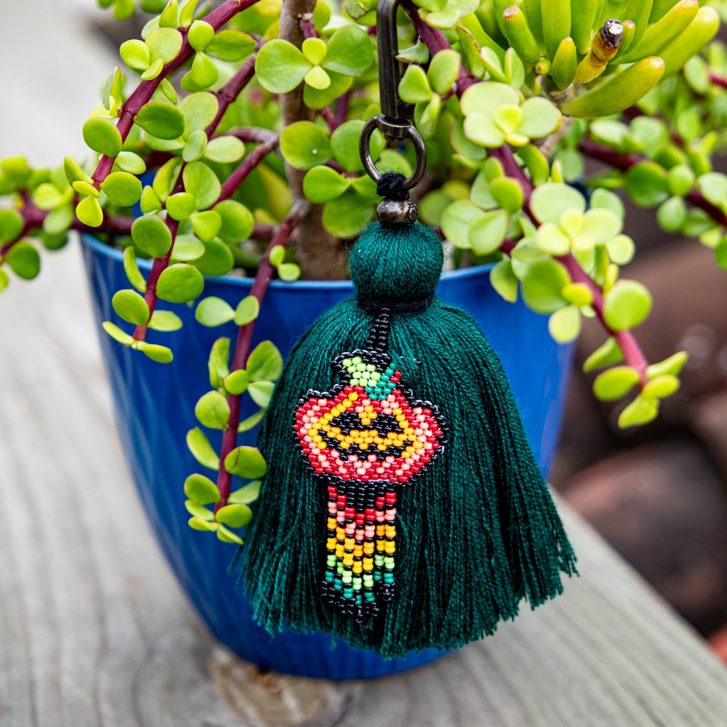 CLASSIC TASSEL - BEADED PUMPKIN
