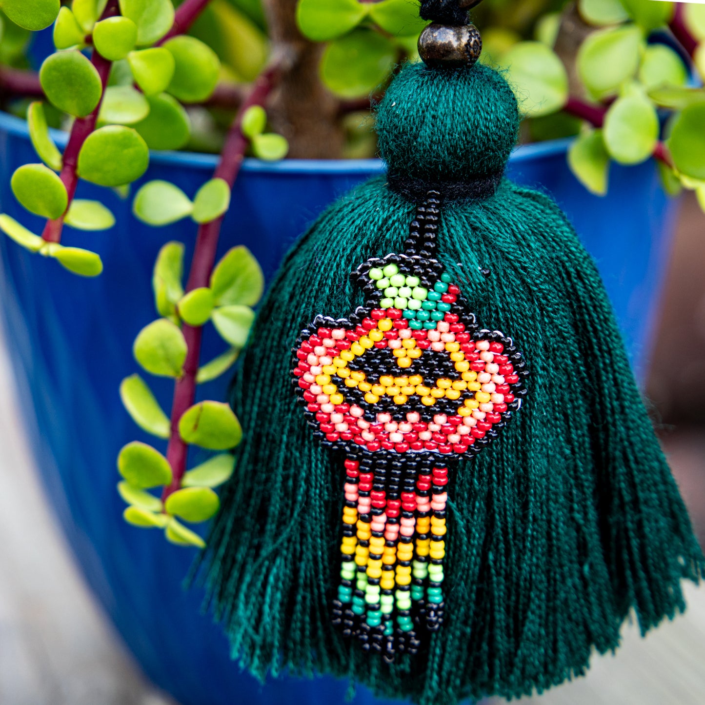 CLASSIC TASSEL - BEADED PUMPKIN